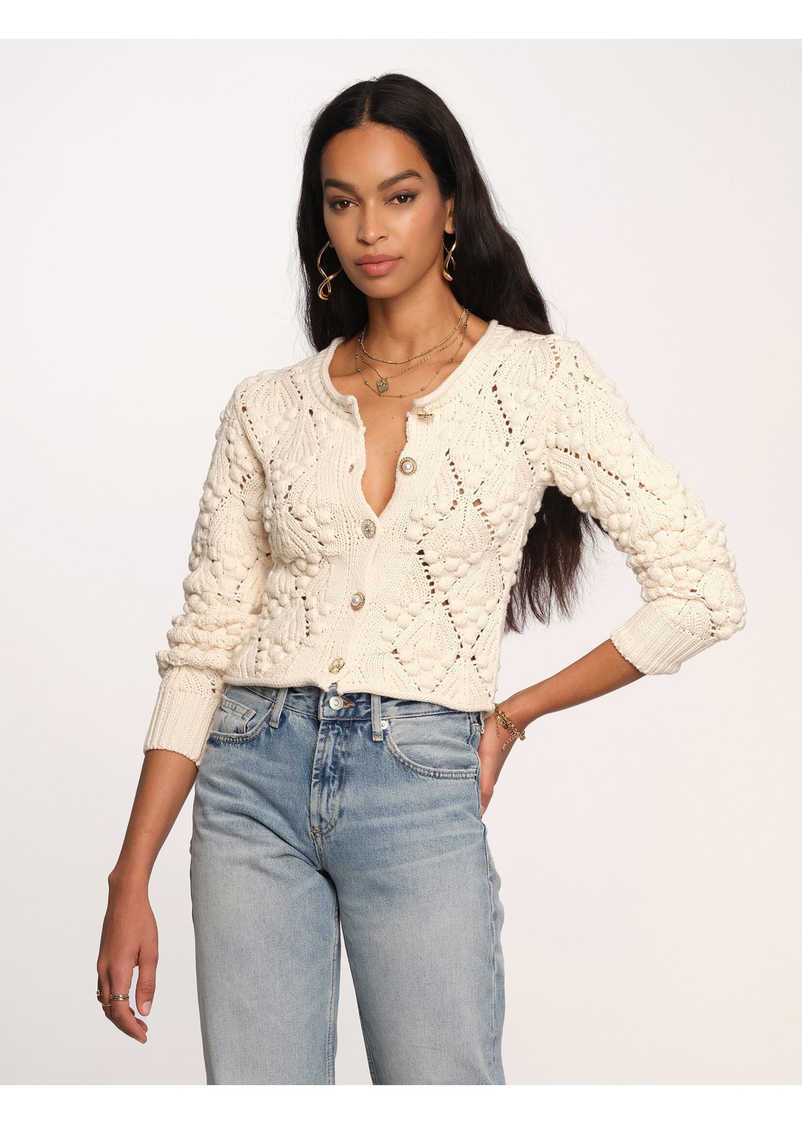Heartloom Heartloom Caspian Cardi - Ivory