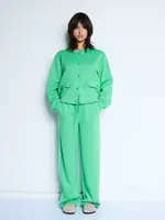 ICHI ICHI IHKate Neon Trousers - Kelly Green
