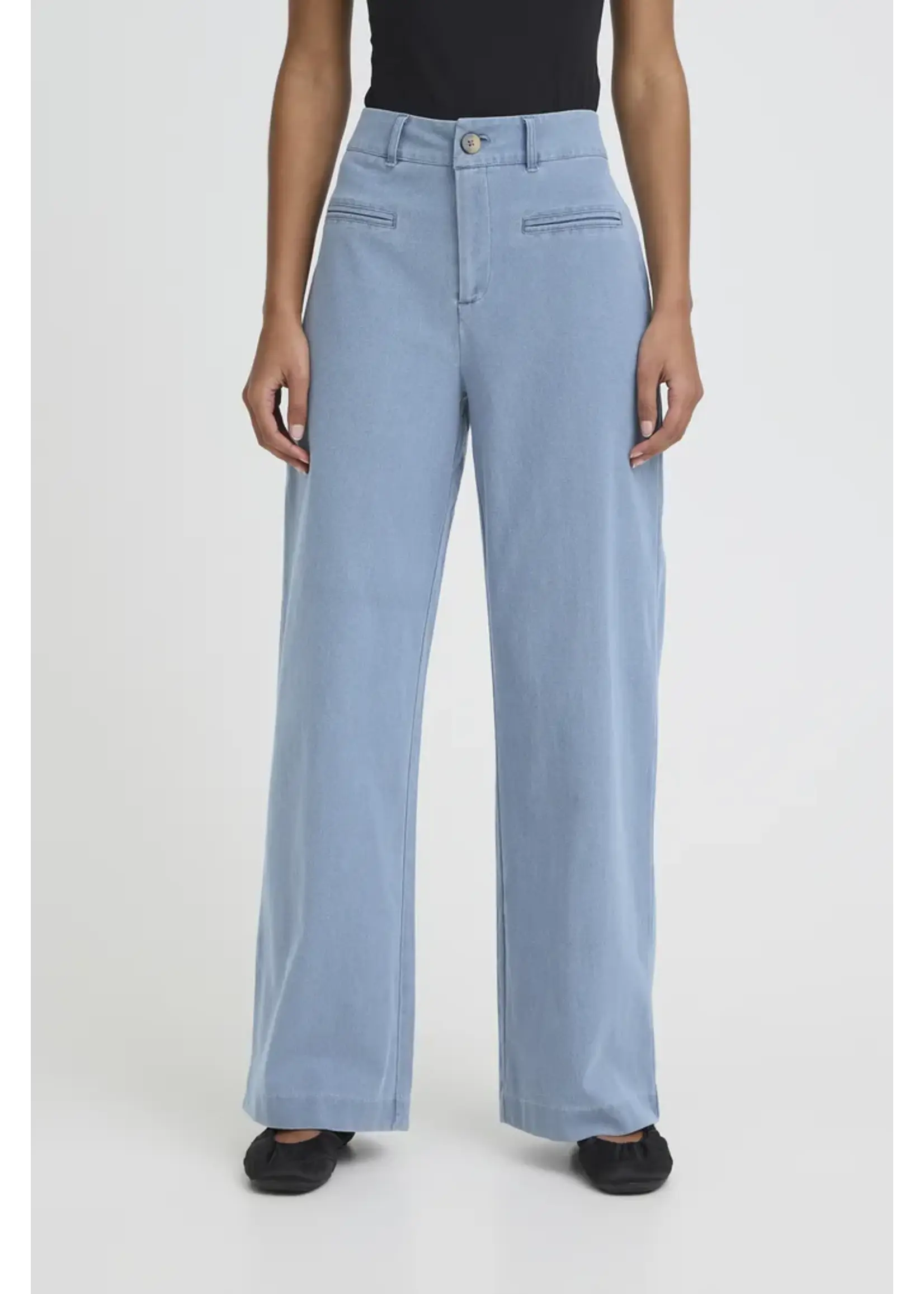 ICHI ICHI IHKate Denim Trousers - Light Blue