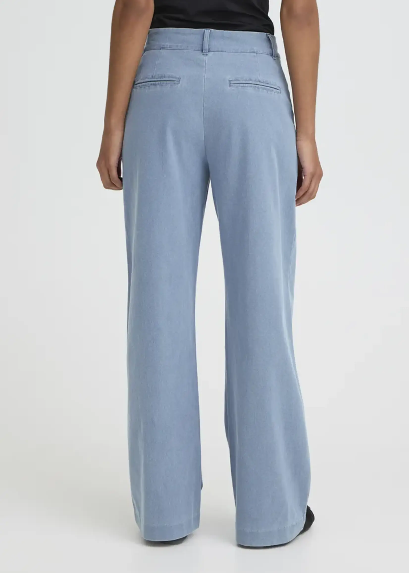ICHI ICHI Pantalon En Denim IHKate - Light Blue