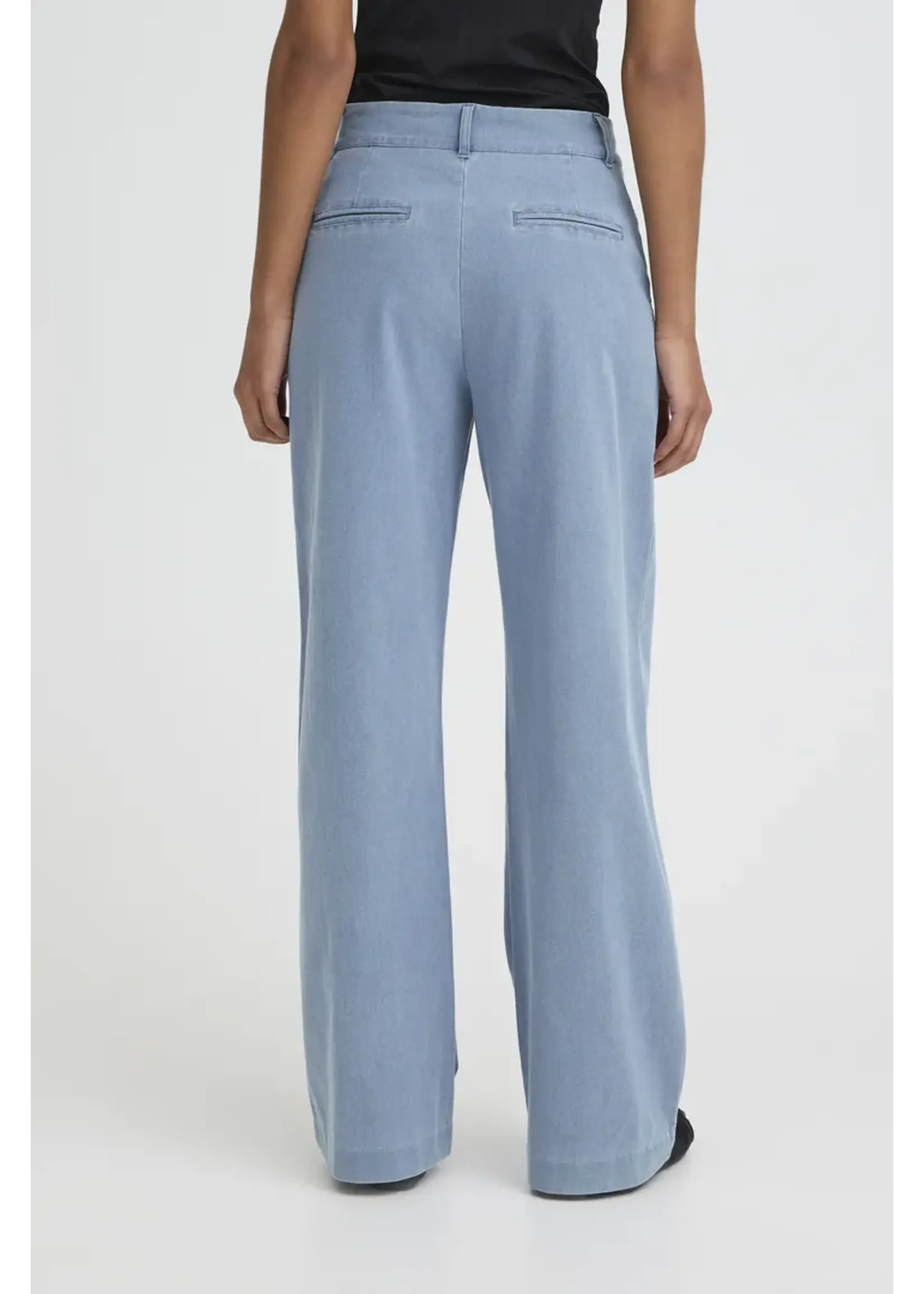 ICHI ICHI Pantalon En Denim IHKate - Light Blue
