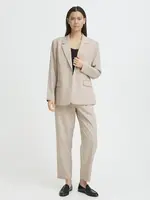 ICHI ICHI Blazer Long IHFava - Dove Melange