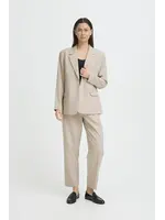 ICHI ICHI Blazer Long IHFava - Dove Melange