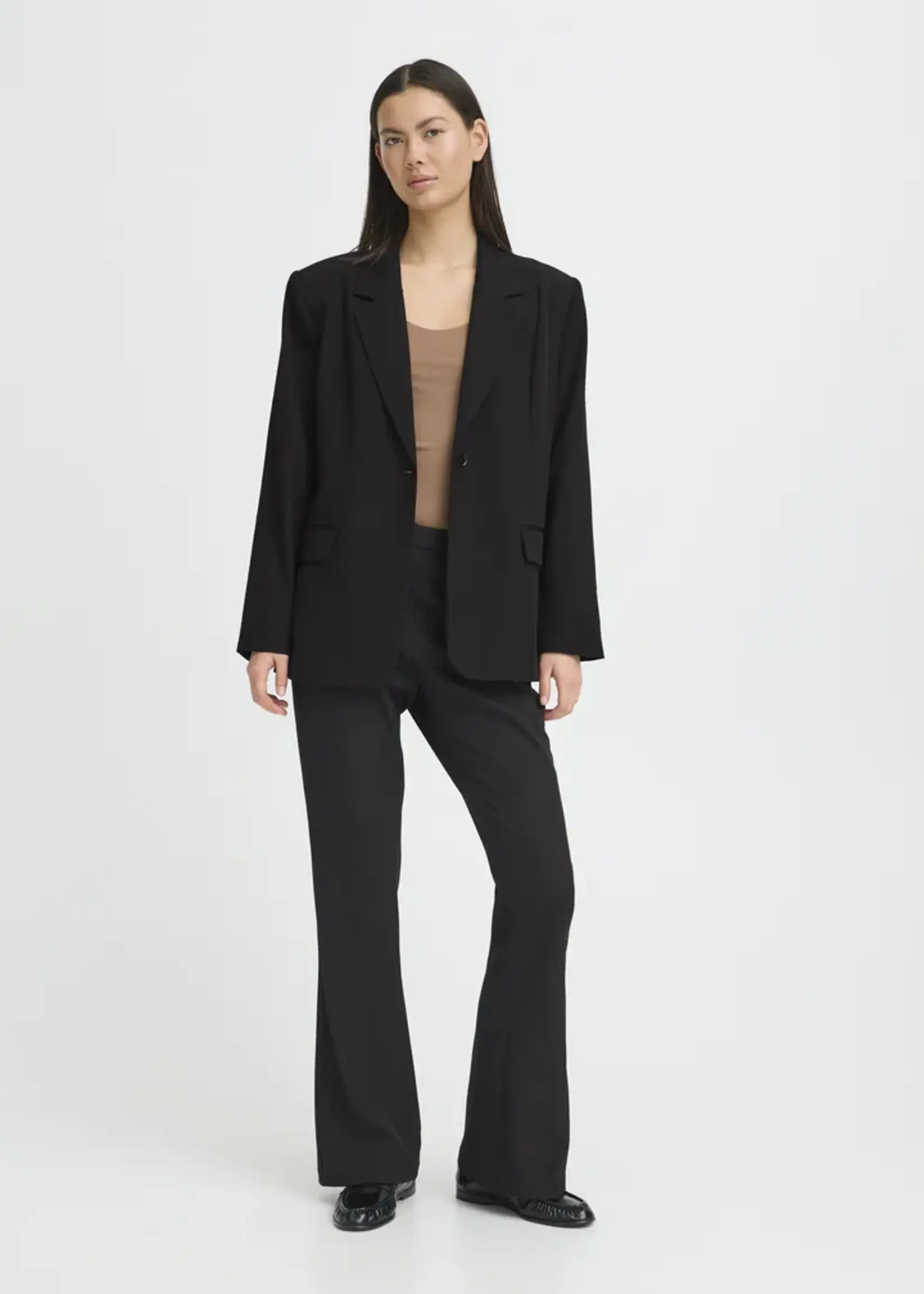 ICHI ICHI Blazer Long IHFava - Noir