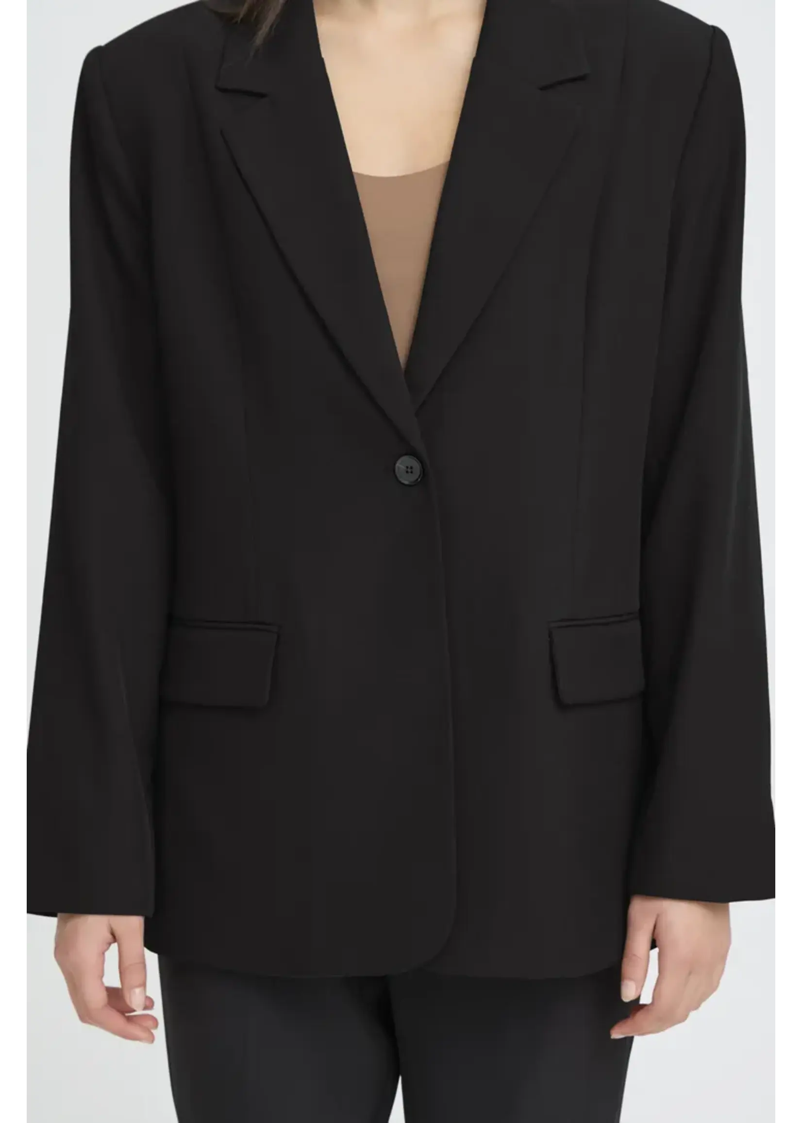 ICHI ICHI IHFava Long Blazer - Black