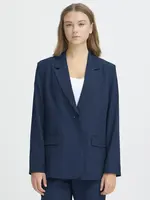 ICHI ICHI Blazer Long IHFava - Dark Navy