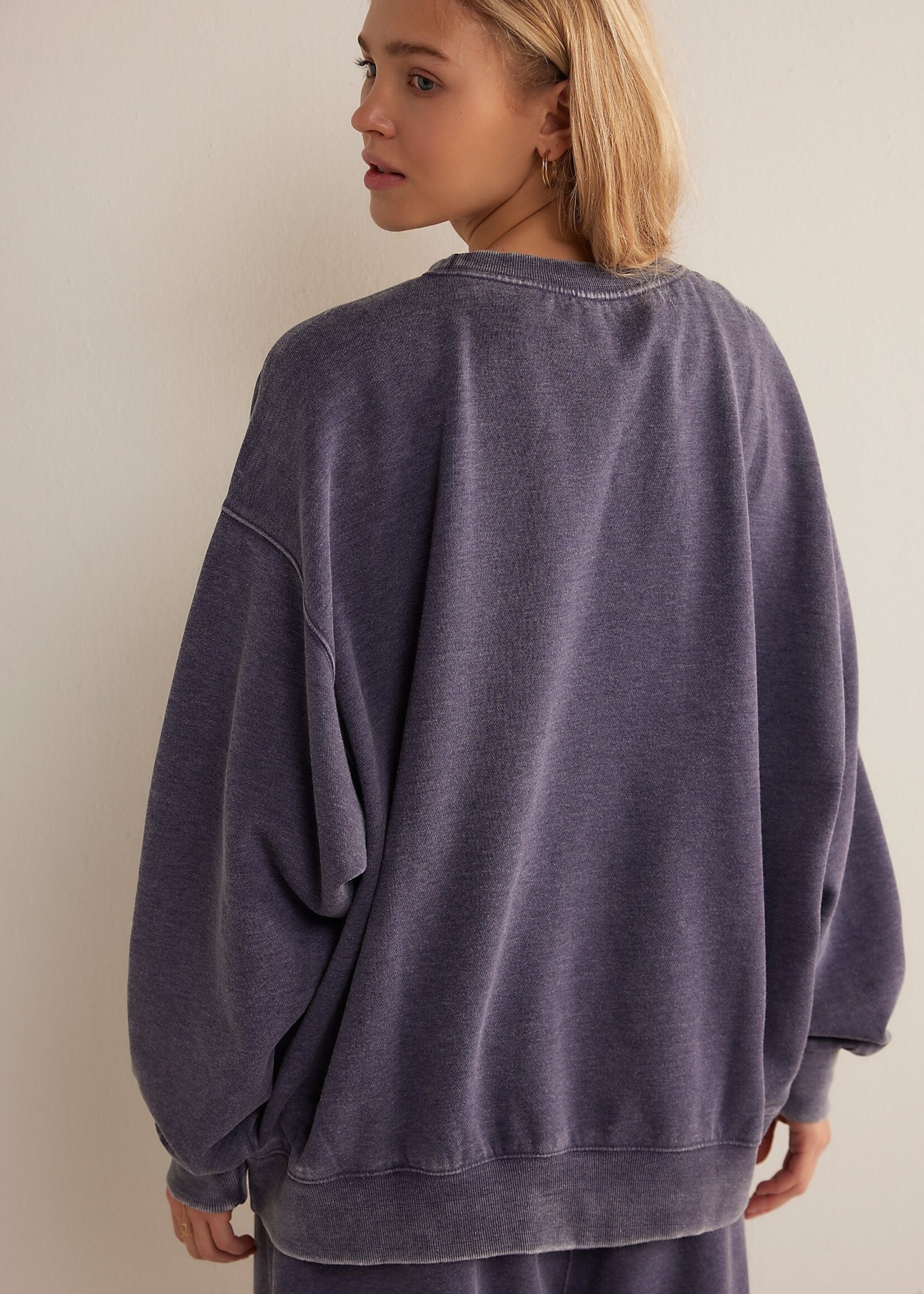 Free People Free People Slow It Down Pullover - Peacoat