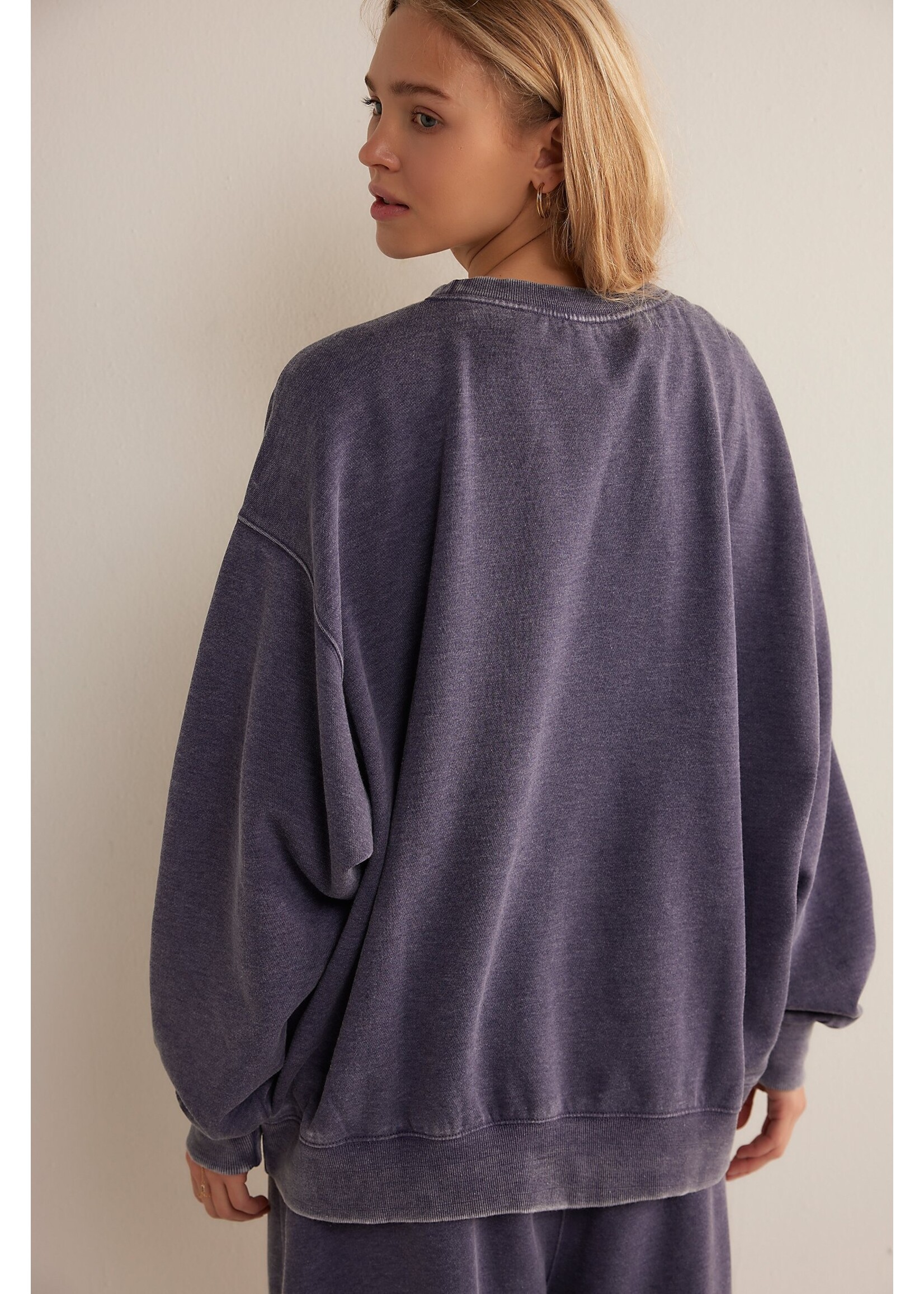 Free People Free People Pull Slow It Down - Peacoat