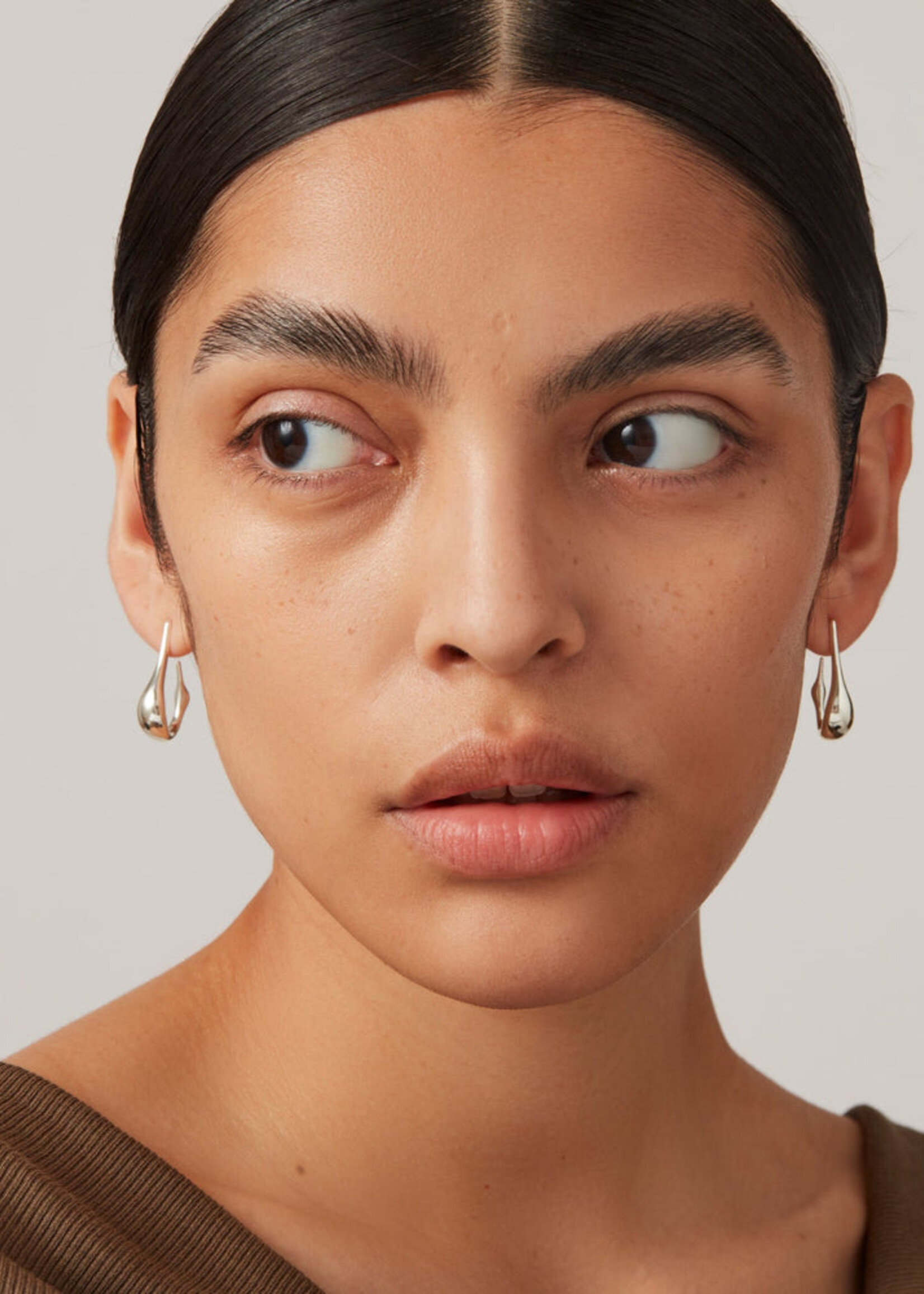 Jenny Bird Colette Hoops (Small) - Silver