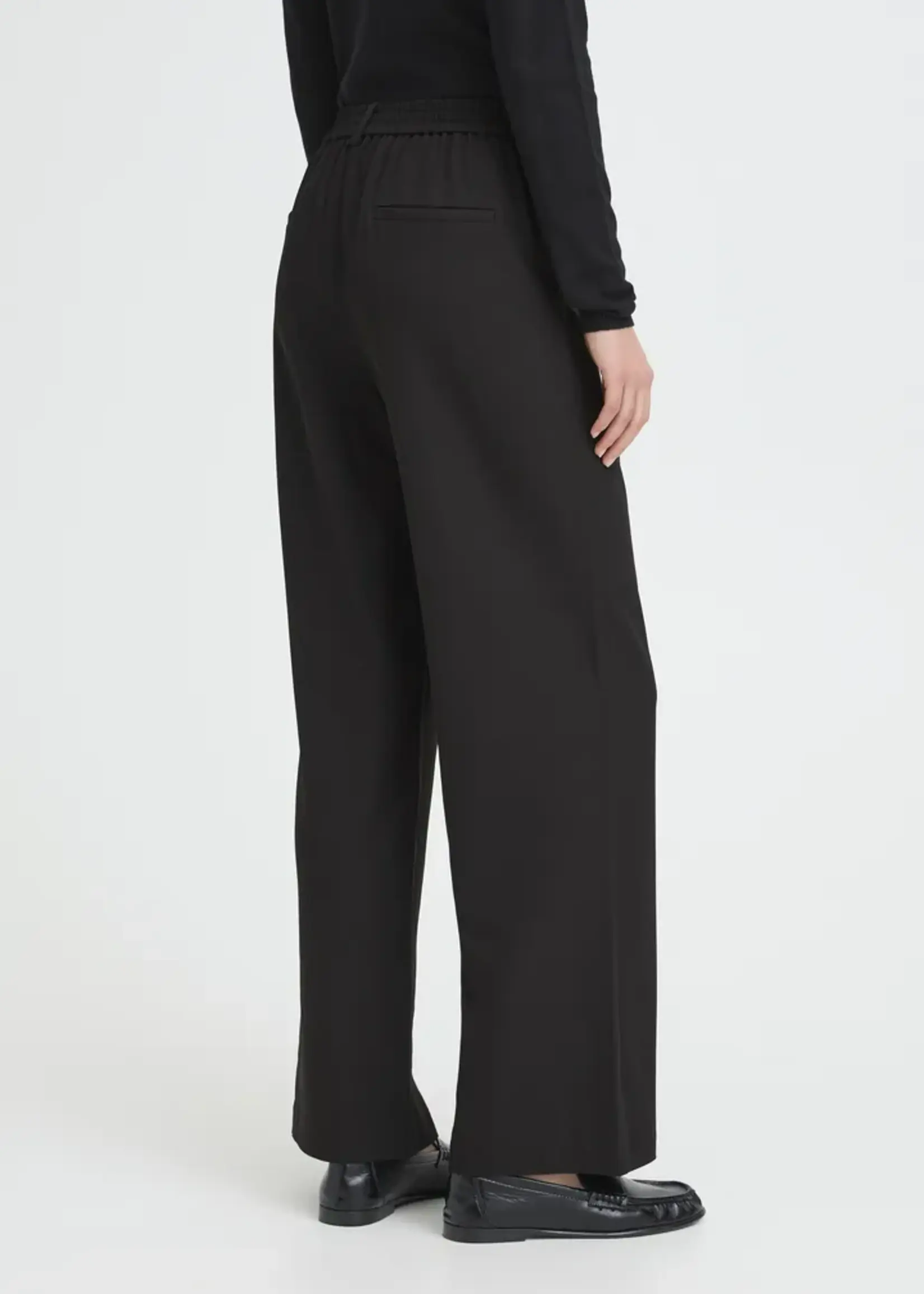ICHI ICHI IHFava Wide Trousers - Black