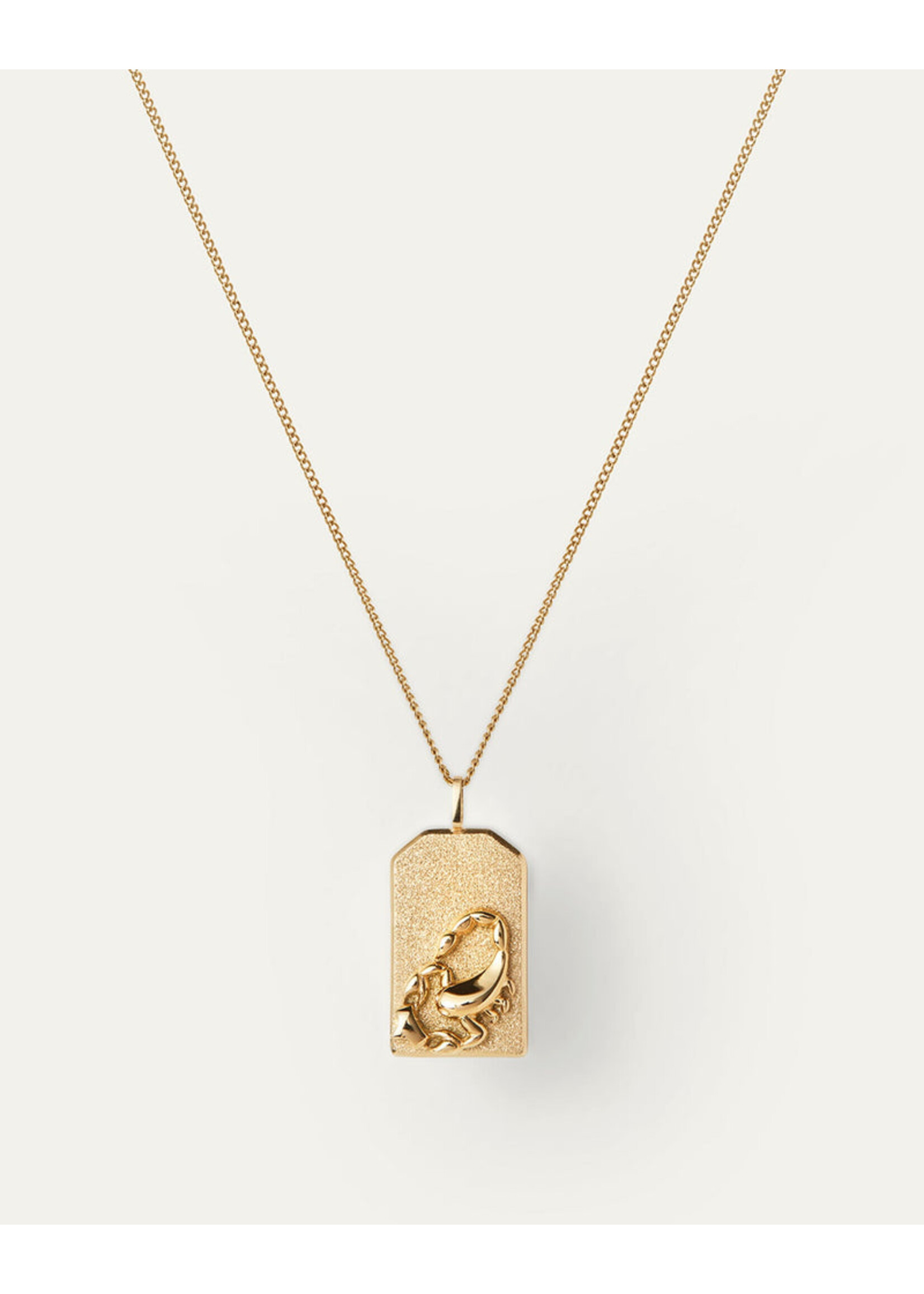 Jenny Bird Collier Pendentif Zodiaque (Scorpion) - Or