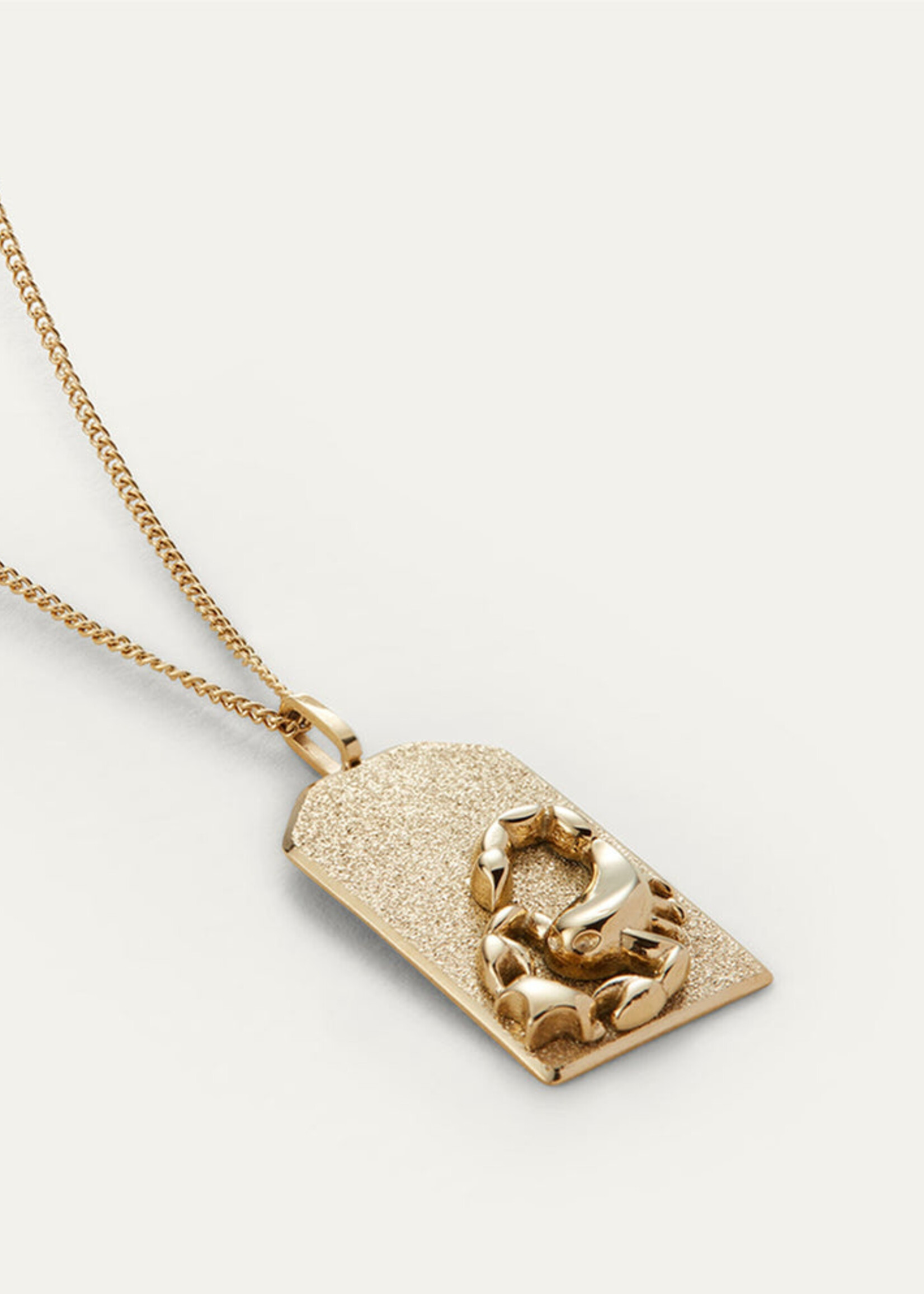 Jenny Bird Collier Pendentif Zodiaque (Scorpion) - Or