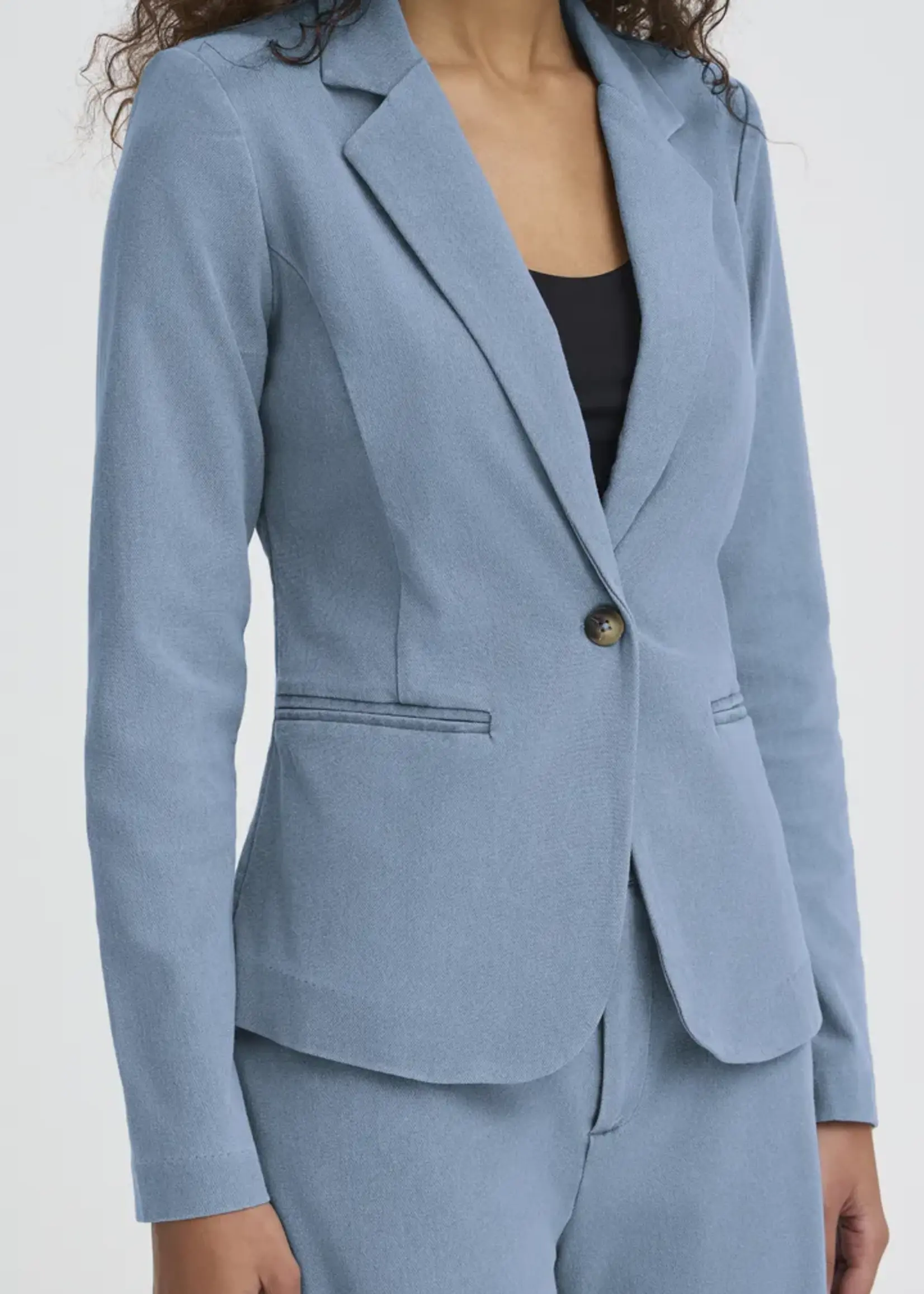 ICHI ICHI Blazer En Denim IHKate - Light Blue
