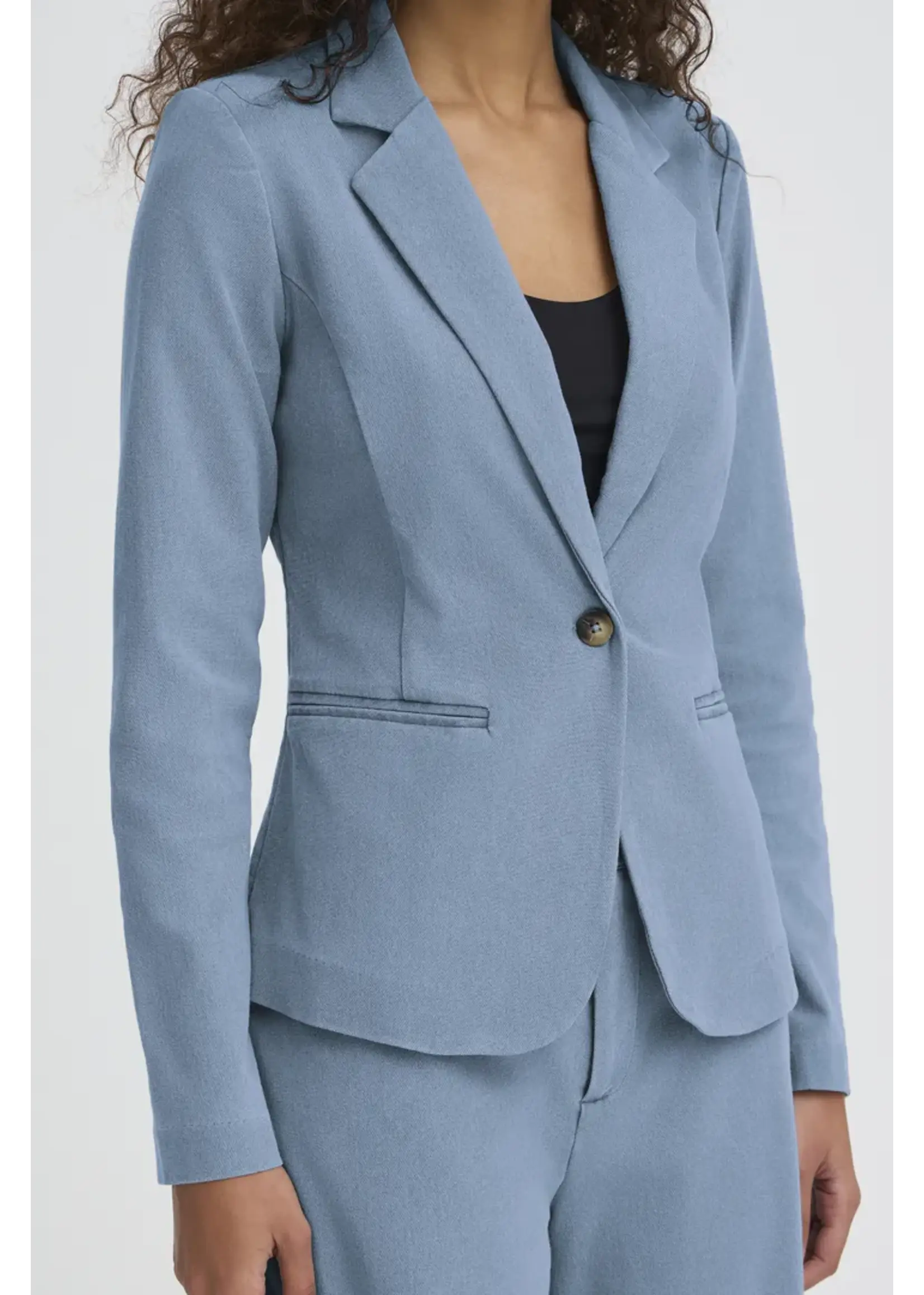 ICHI ICHI Blazer En Denim IHKate - Light Blue