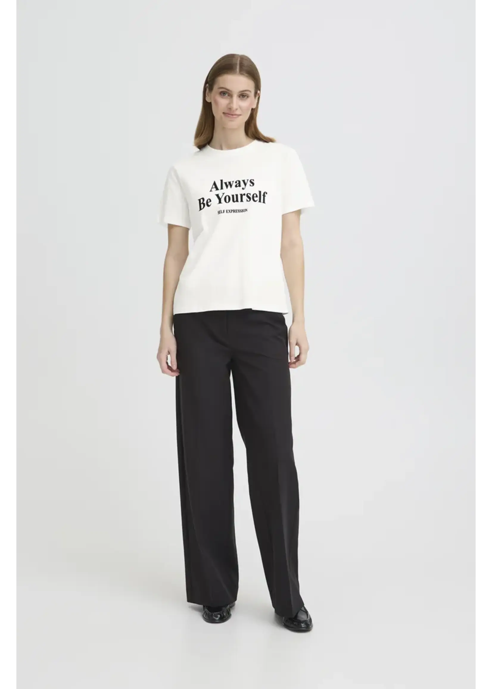 ICHI ICHI IHRubby T-Shirt - Cloud Dancer