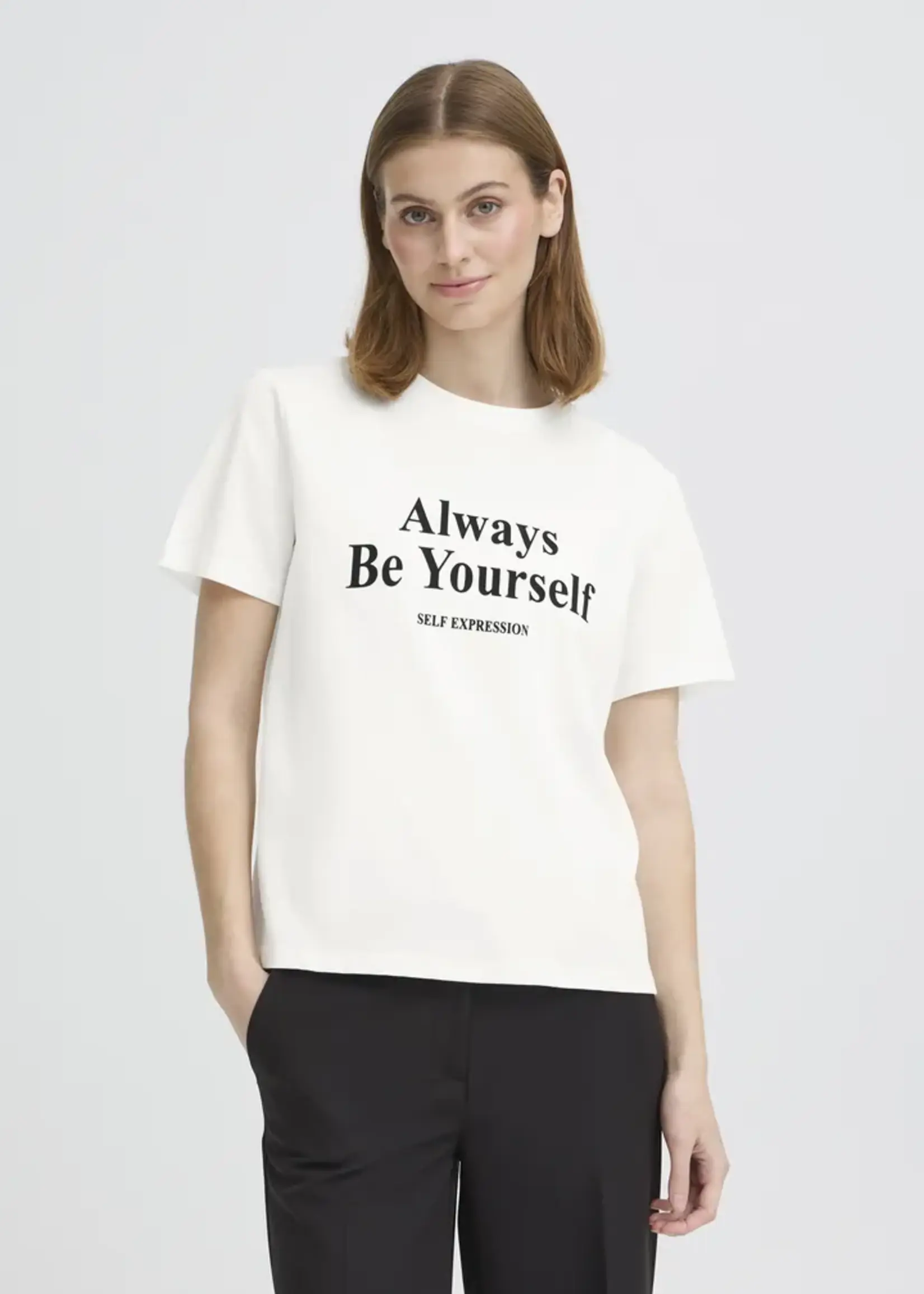 ICHI ICHI IHRubby T-Shirt - Cloud Dancer