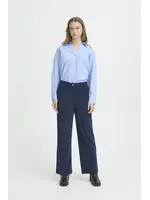 ICHI ICHI Pantalon En Velours Côtelé IHKate - Total Eclipse