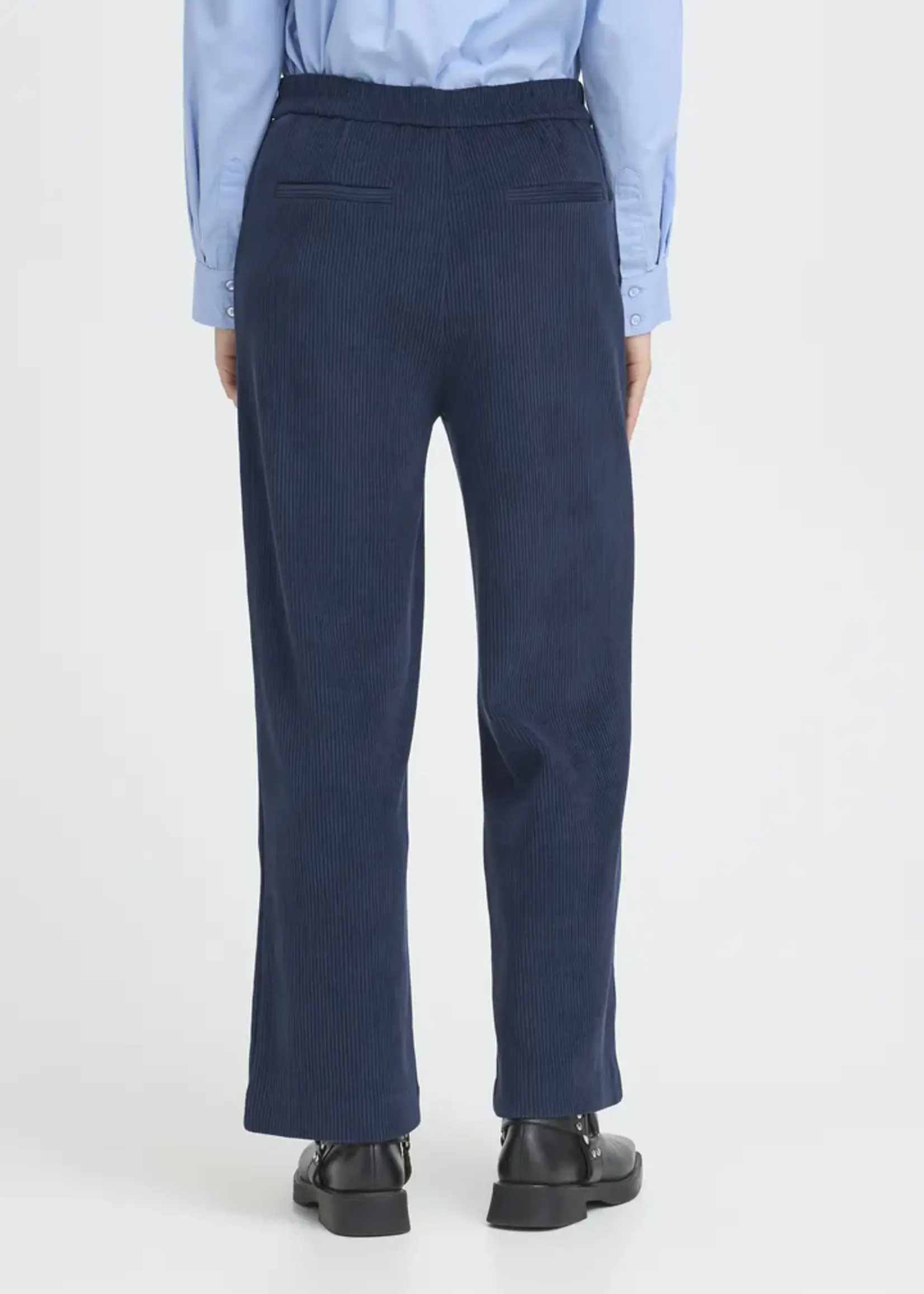 ICHI ICHI IHKate Corduroy Trousers - Total Eclipse