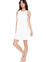 I love Tyler Madison Tyler Madison Robe Sabrina En Satin Uni - Perle