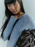 Free People Free People Opal Sweater - Cashmere Blue