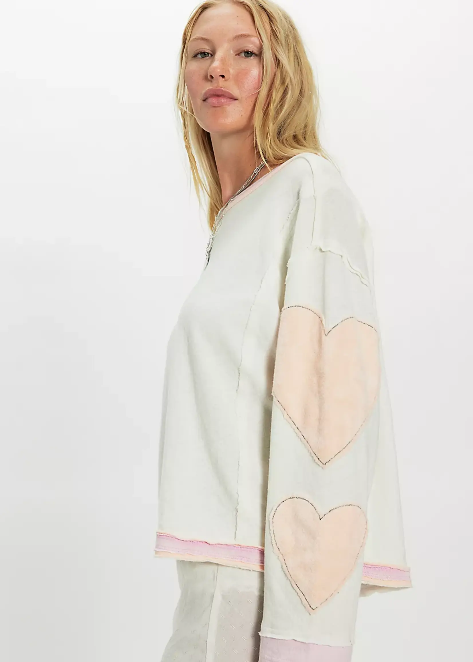 Free People Free People T-Shirt « You're A Star » - Mint Heart Combo