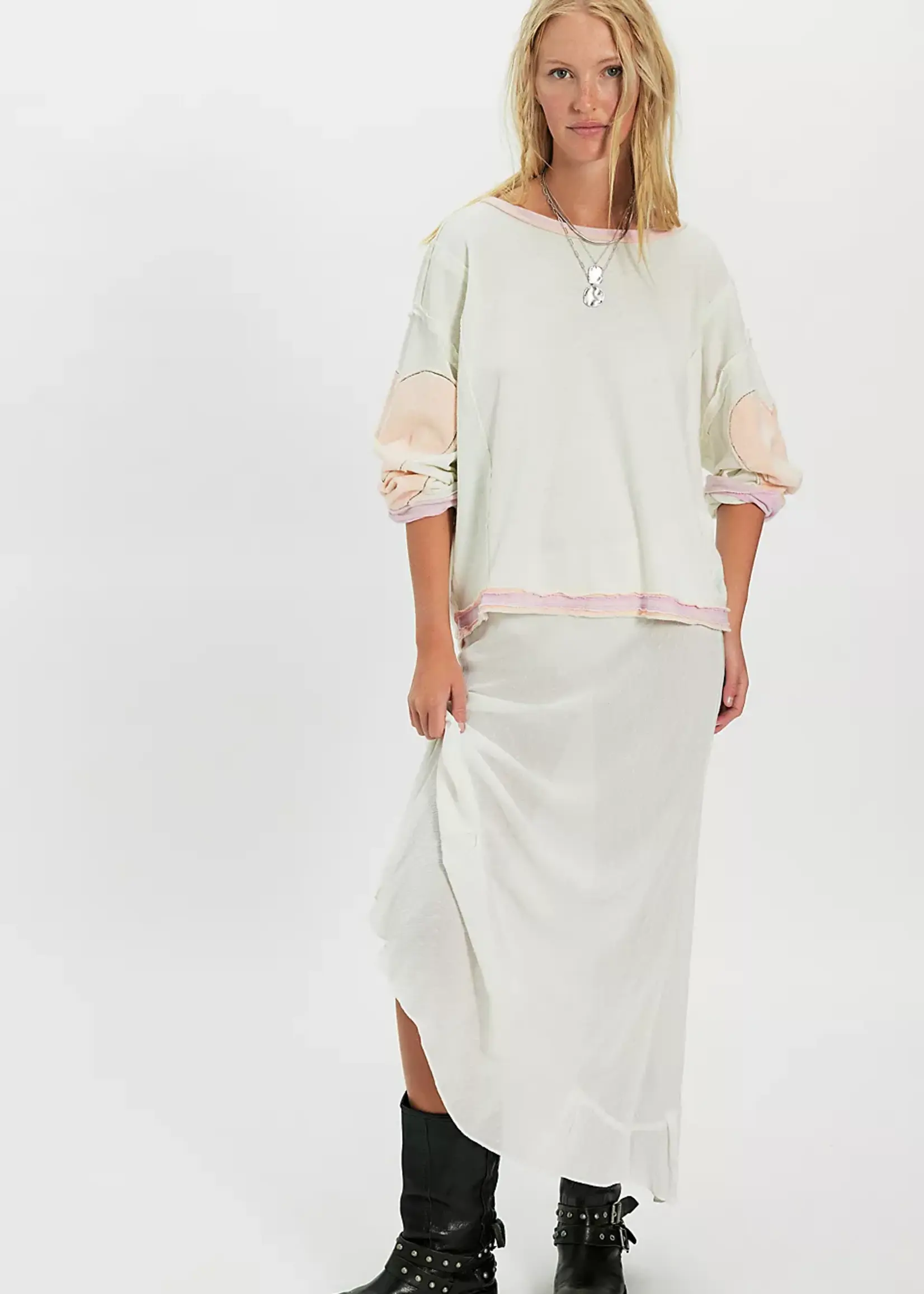 Free People Free People T-Shirt « You're A Star » - Mint Heart Combo