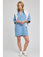 Gentle Fawn Robe Courte Evelina - Light Wash