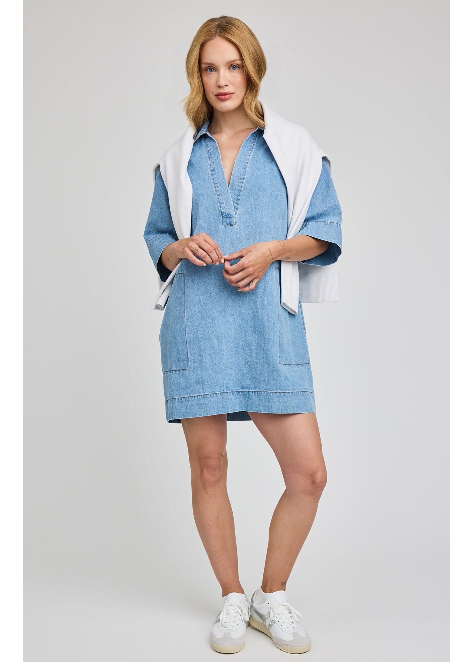 Gentle Fawn Robe Courte Evelina - Light Wash