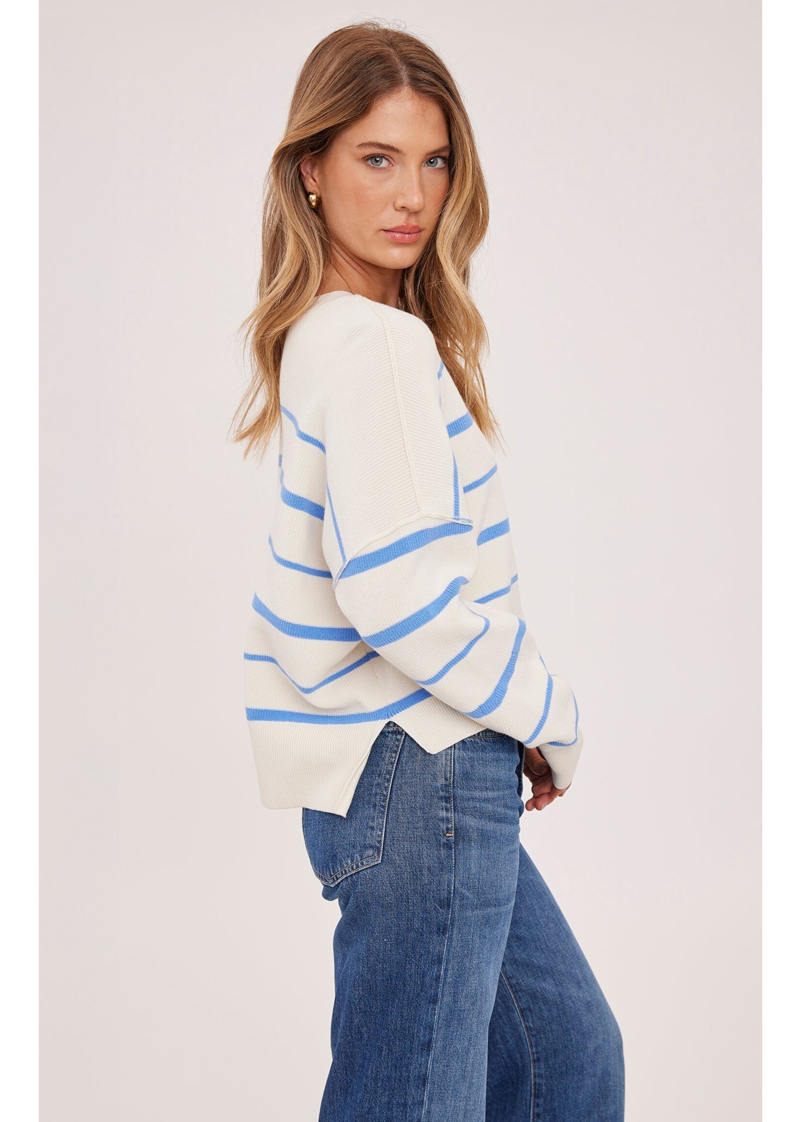 Gentle Fawn Echo Pullover - Sky Stripe