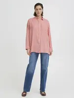 ICHI ICHI Chemise IHEstra - Birch W Teaberry Stripe