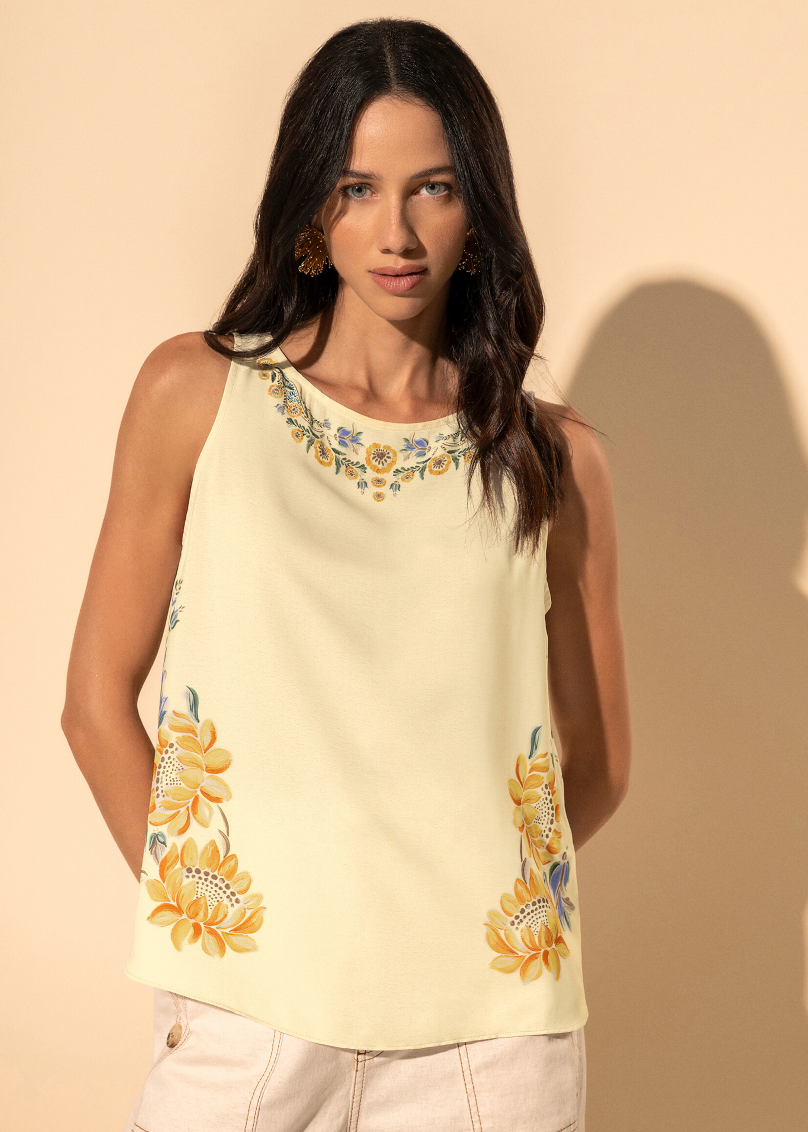 Lez A Lez Lez A Lez Chemisier Imprimé - Bege Alhambra