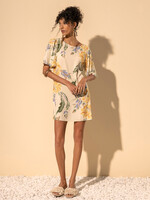 Lez A Lez Lez A Lez Short Printed Dress - Sunflower Amarelo