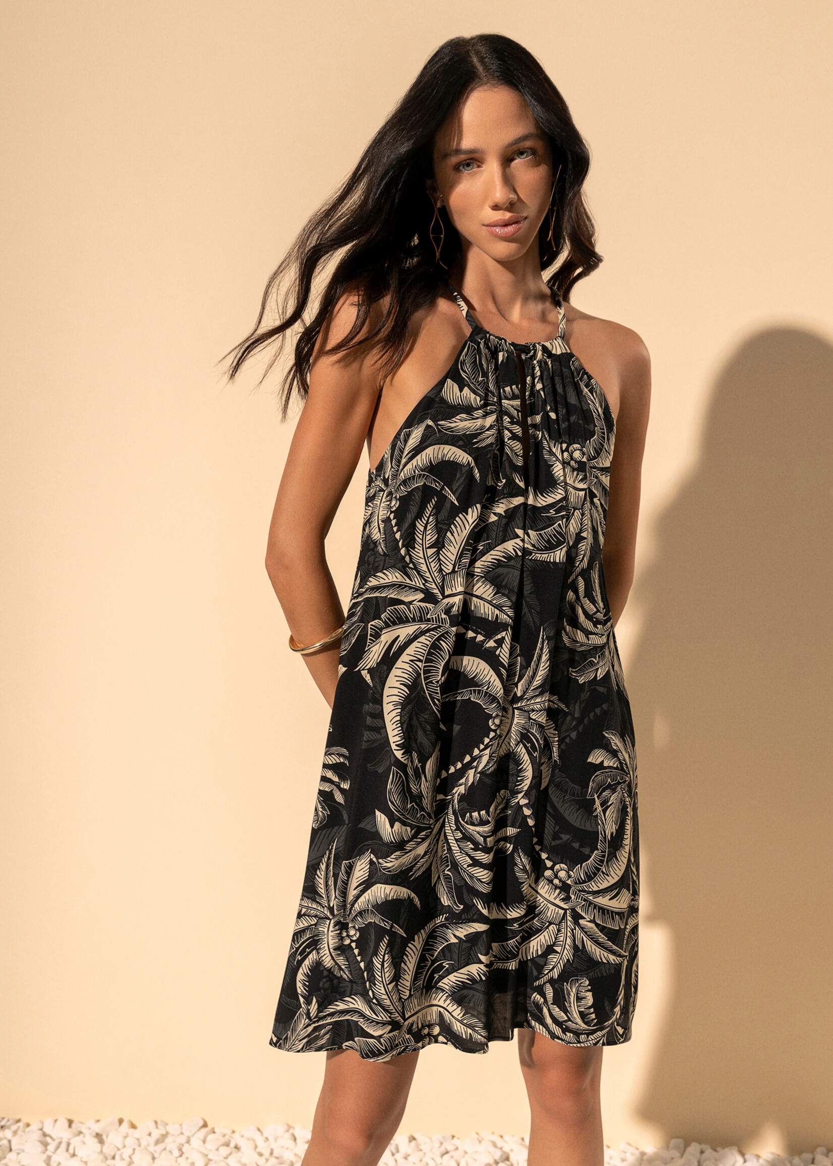 Lez A Lez Lez A Lez Printed Short Dress - Coqueiro Preto