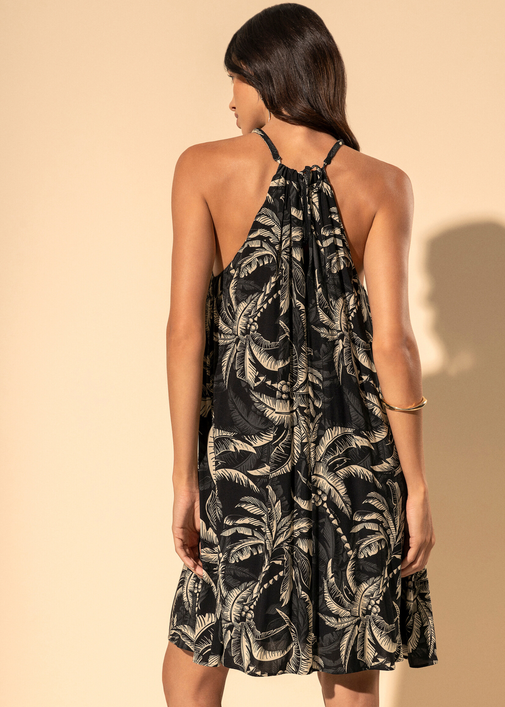 Lez A Lez Lez A Lez Printed Short Dress - Coqueiro Preto