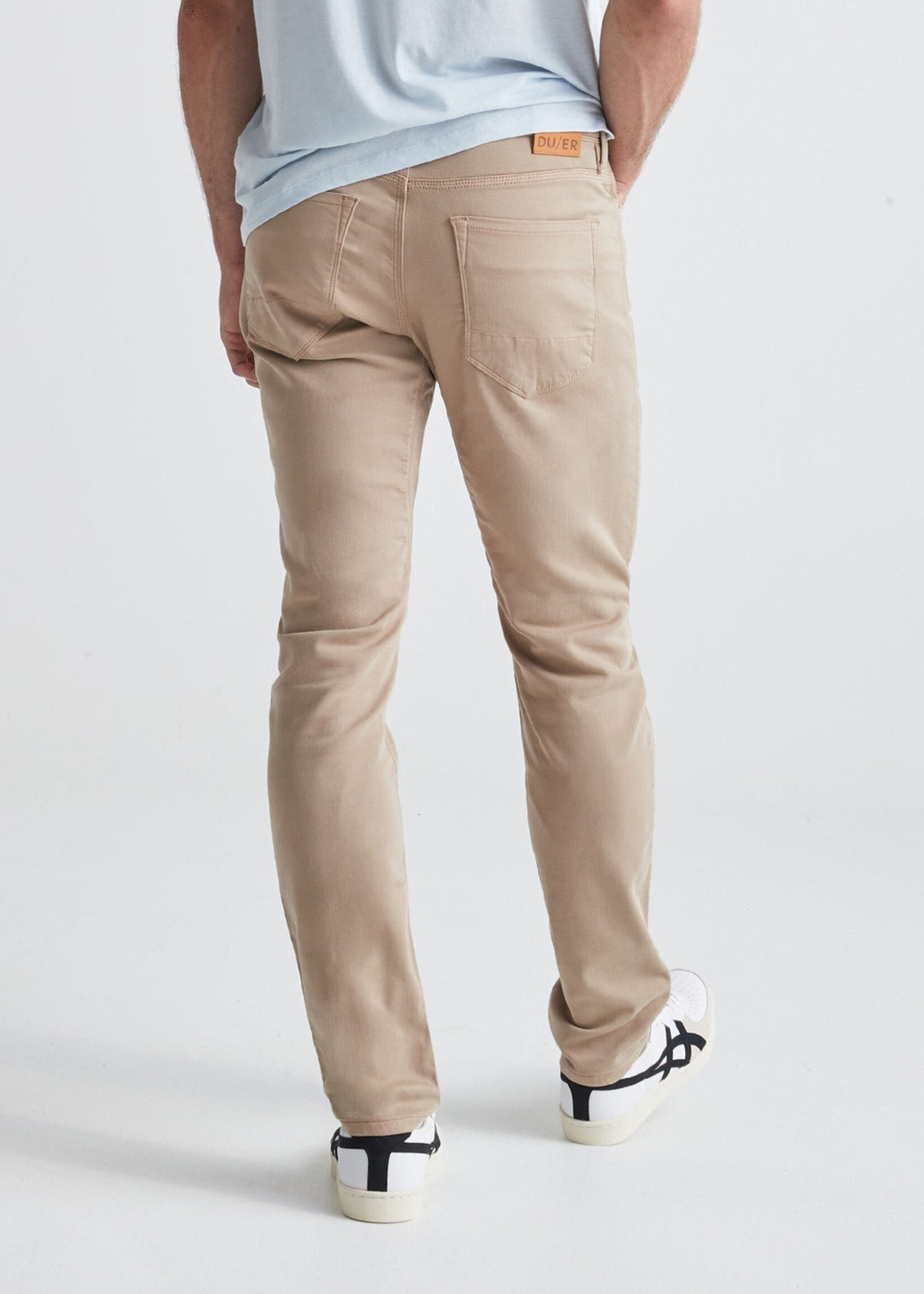 DU/ER DU/ER No Sweat Slim Taper - Desert Khaki