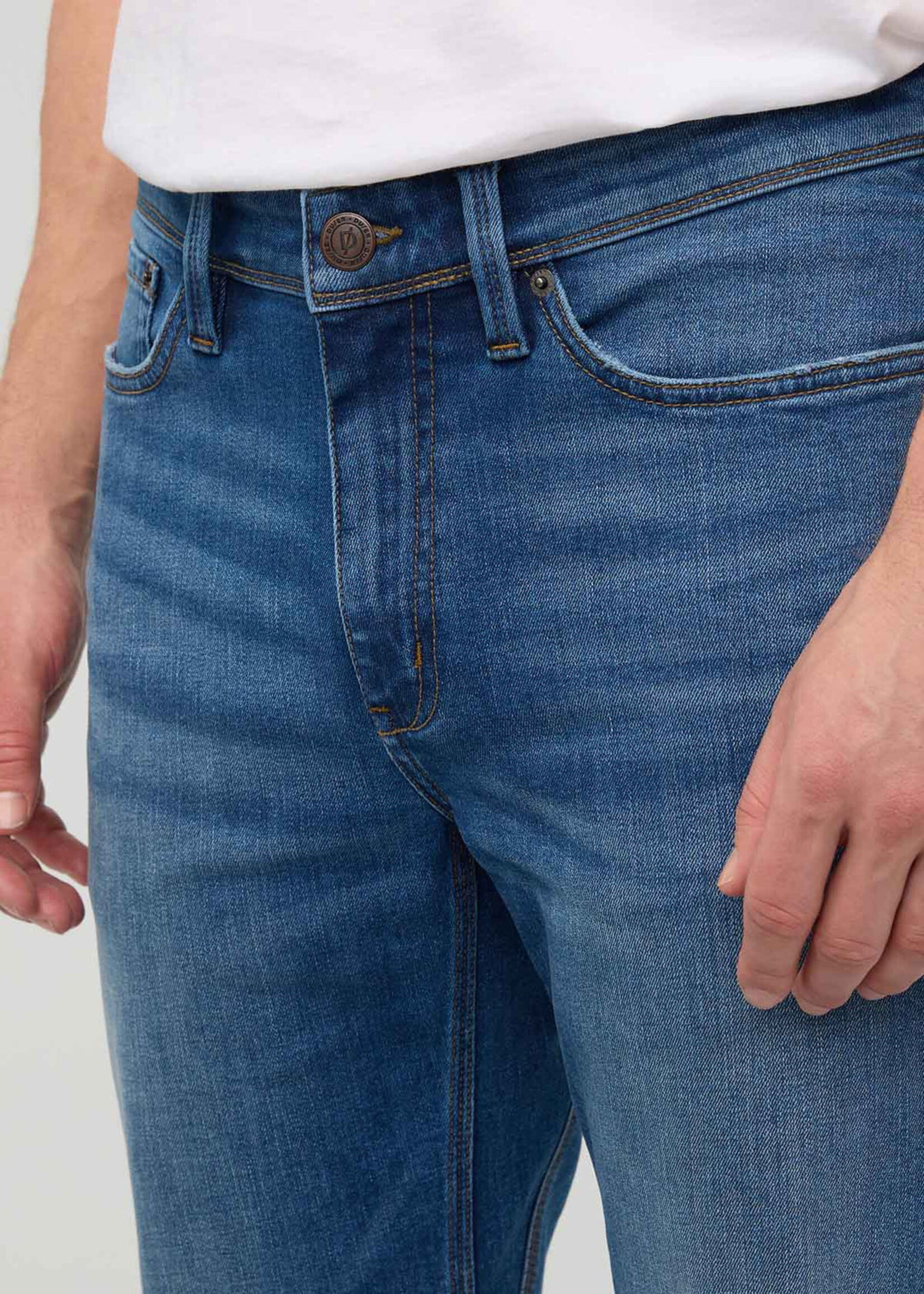 DU/ER DU/ER Performance Denim + Straight - Alpine Indigo