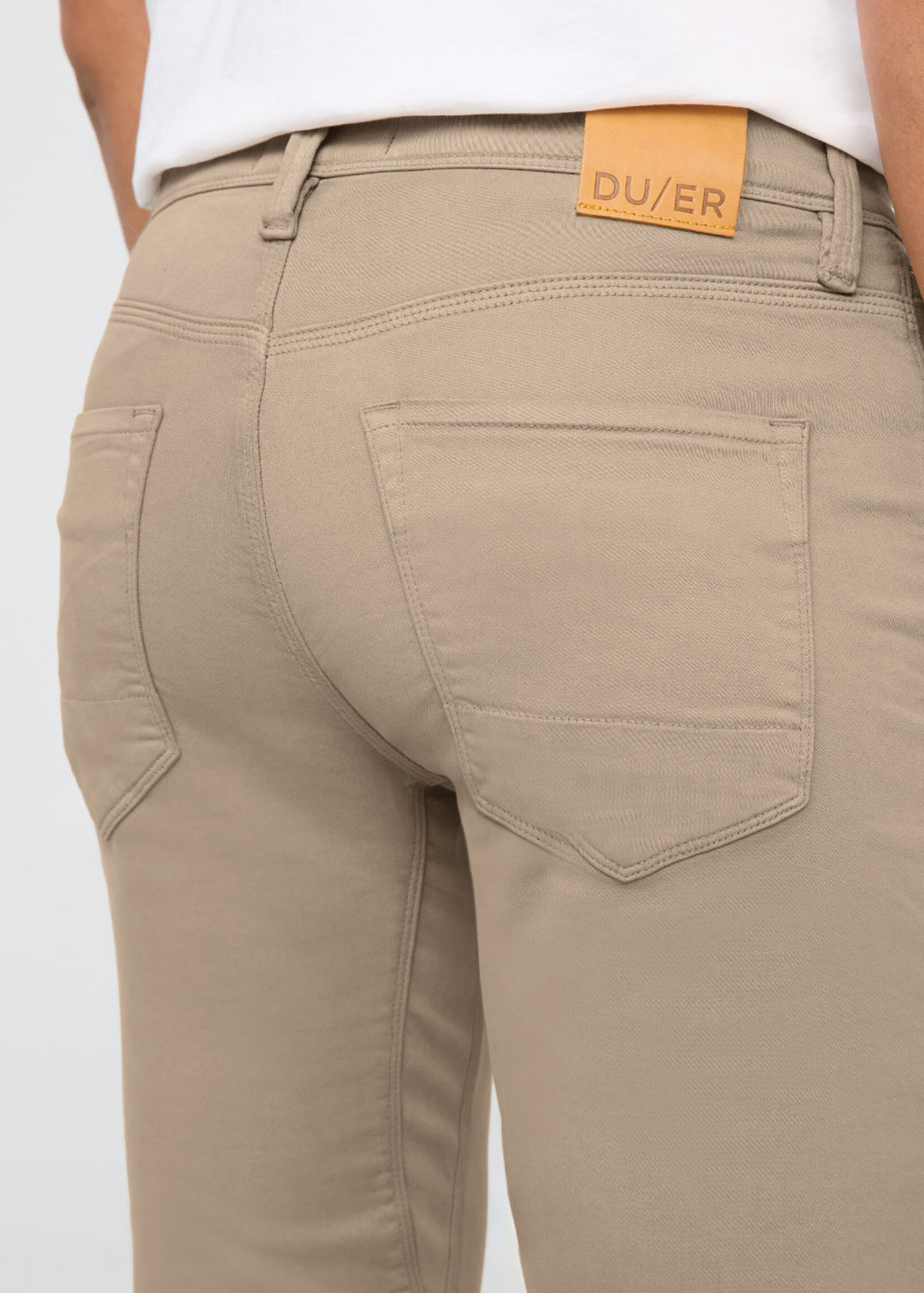 DU/ER DU/ER Coupe Sans Transpiration Droit - Desert Khaki