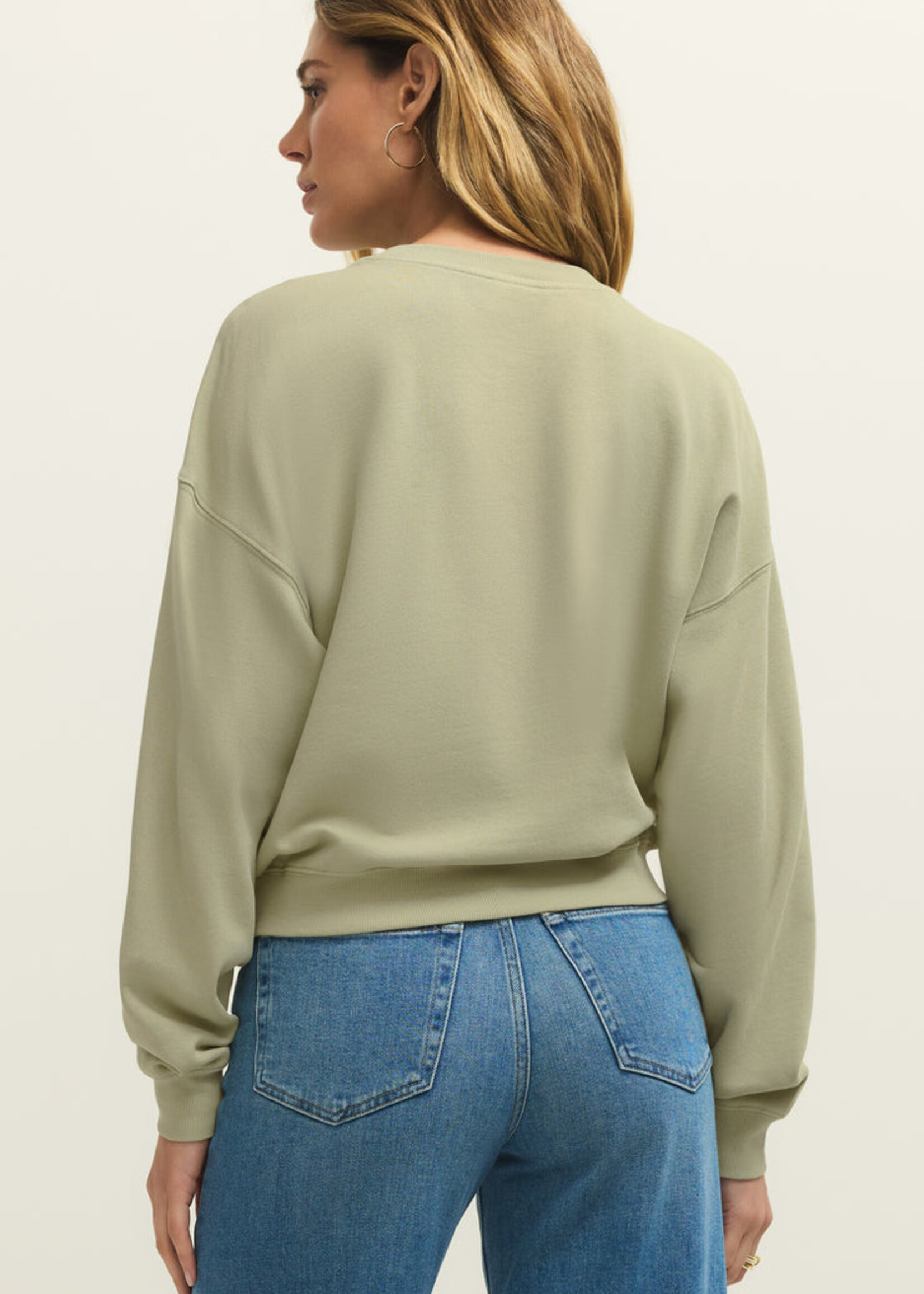 Z-Supply Z-Supply Ciao First Date Sweatshirt - Bay Leaf