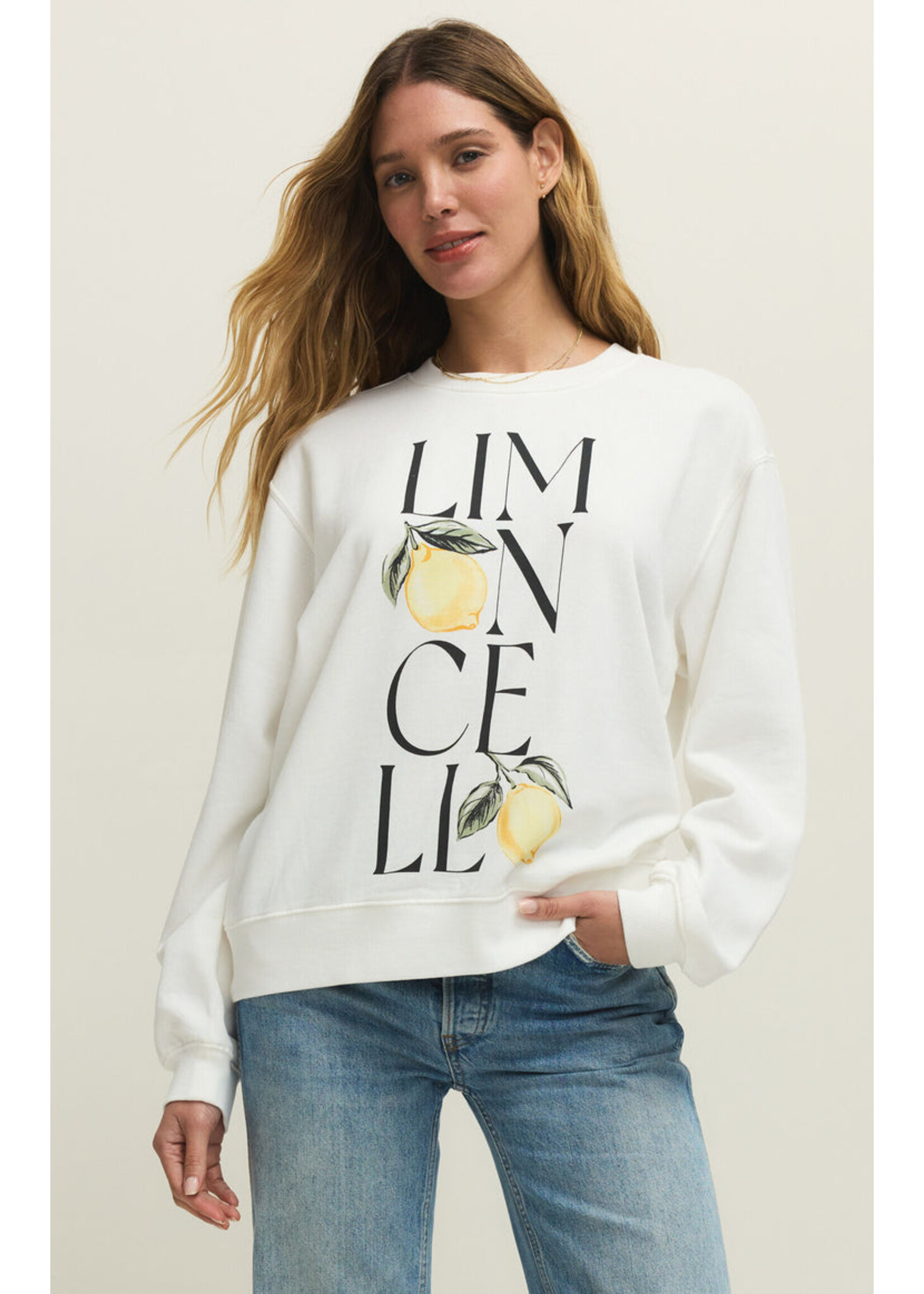 Z-Supply Z-Supply Limon Boyfriend Sweatshirt - Sea Salt