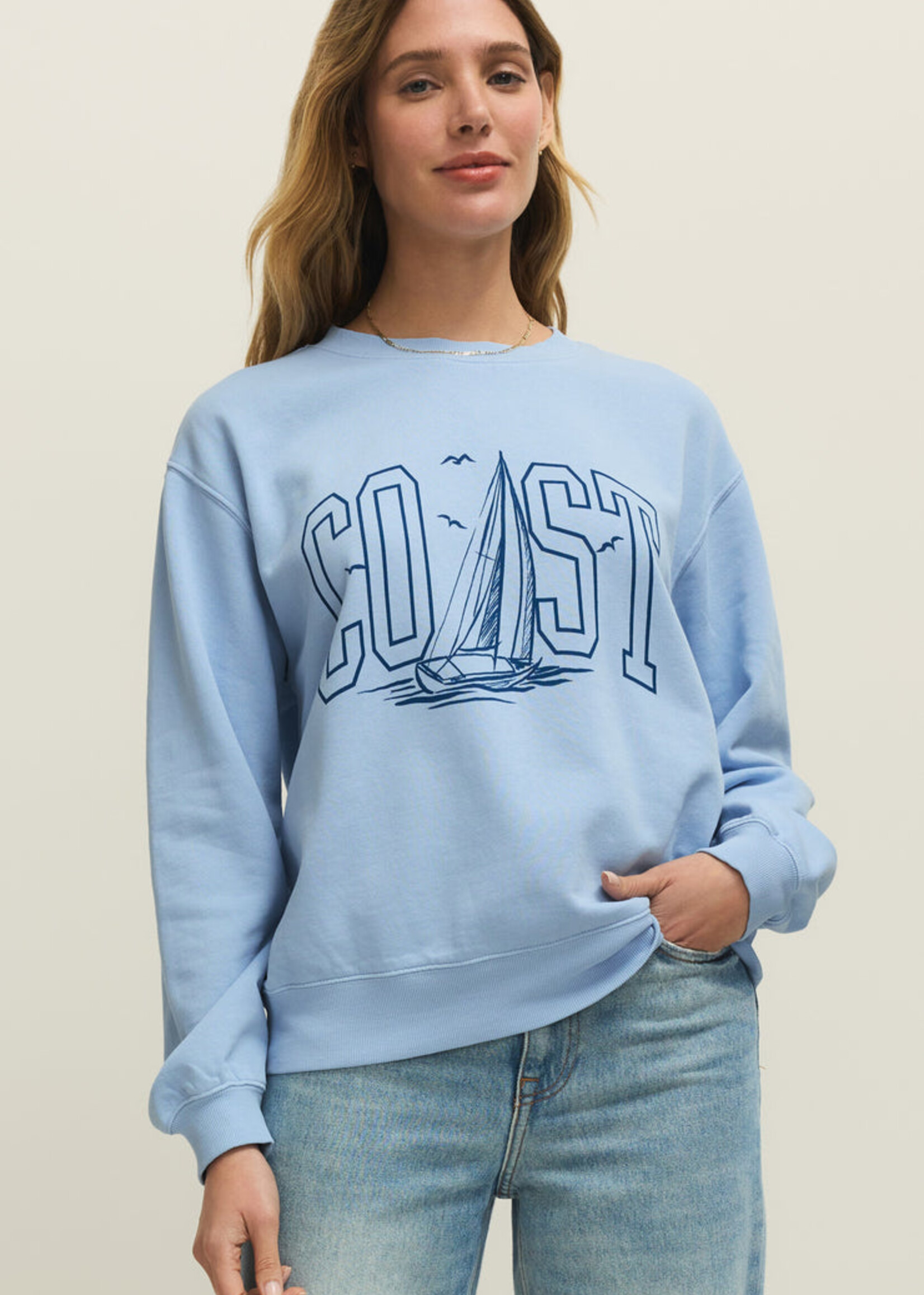 Z-Supply Z-Supply Coast Boyfriend Sweatshirt - Coast