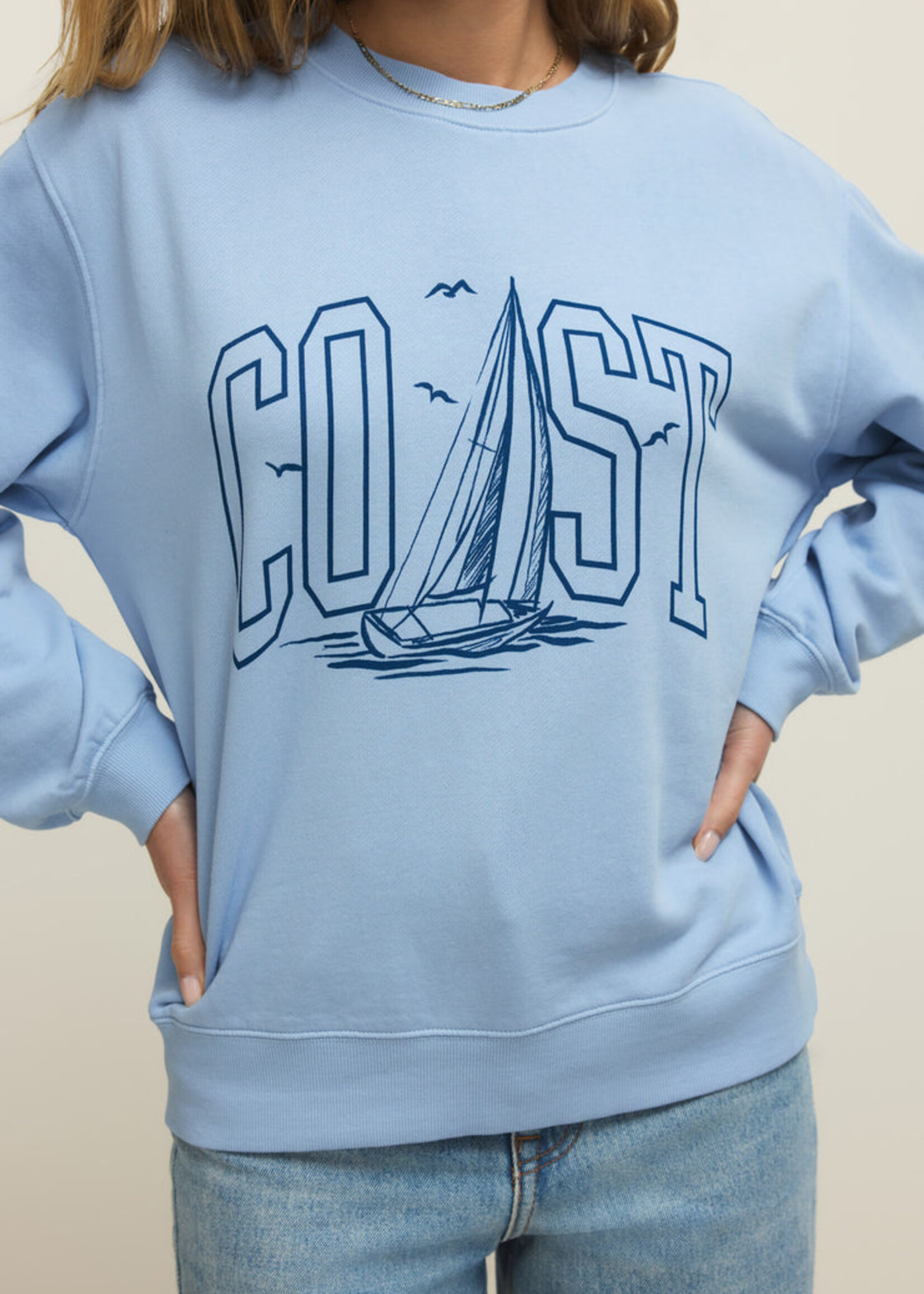 Z-Supply Z-Supply Coast Boyfriend Sweatshirt - Coast