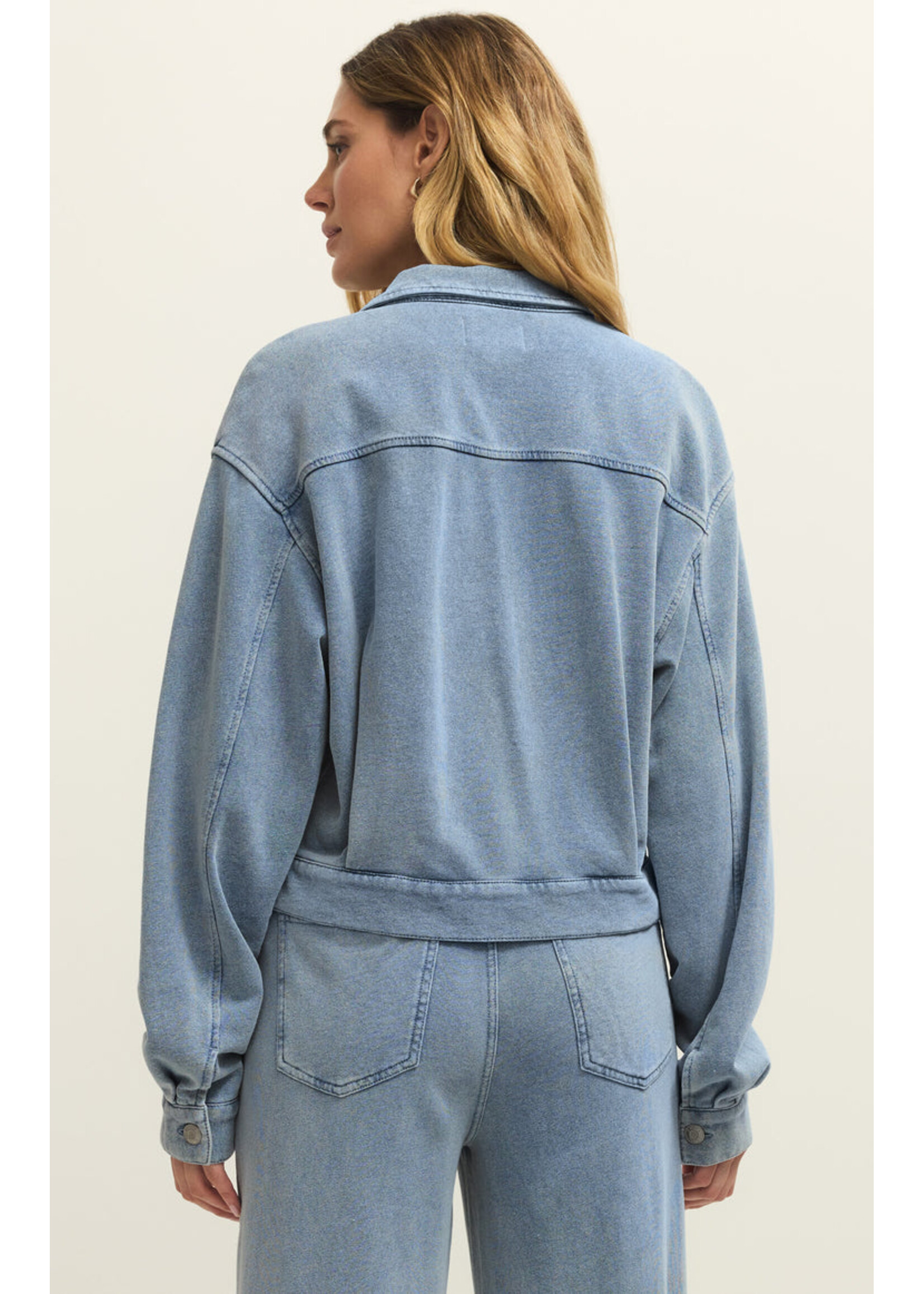 Z-Supply Z-Supply Heritage Knit Denim Jacket - Ocean Air Indigo