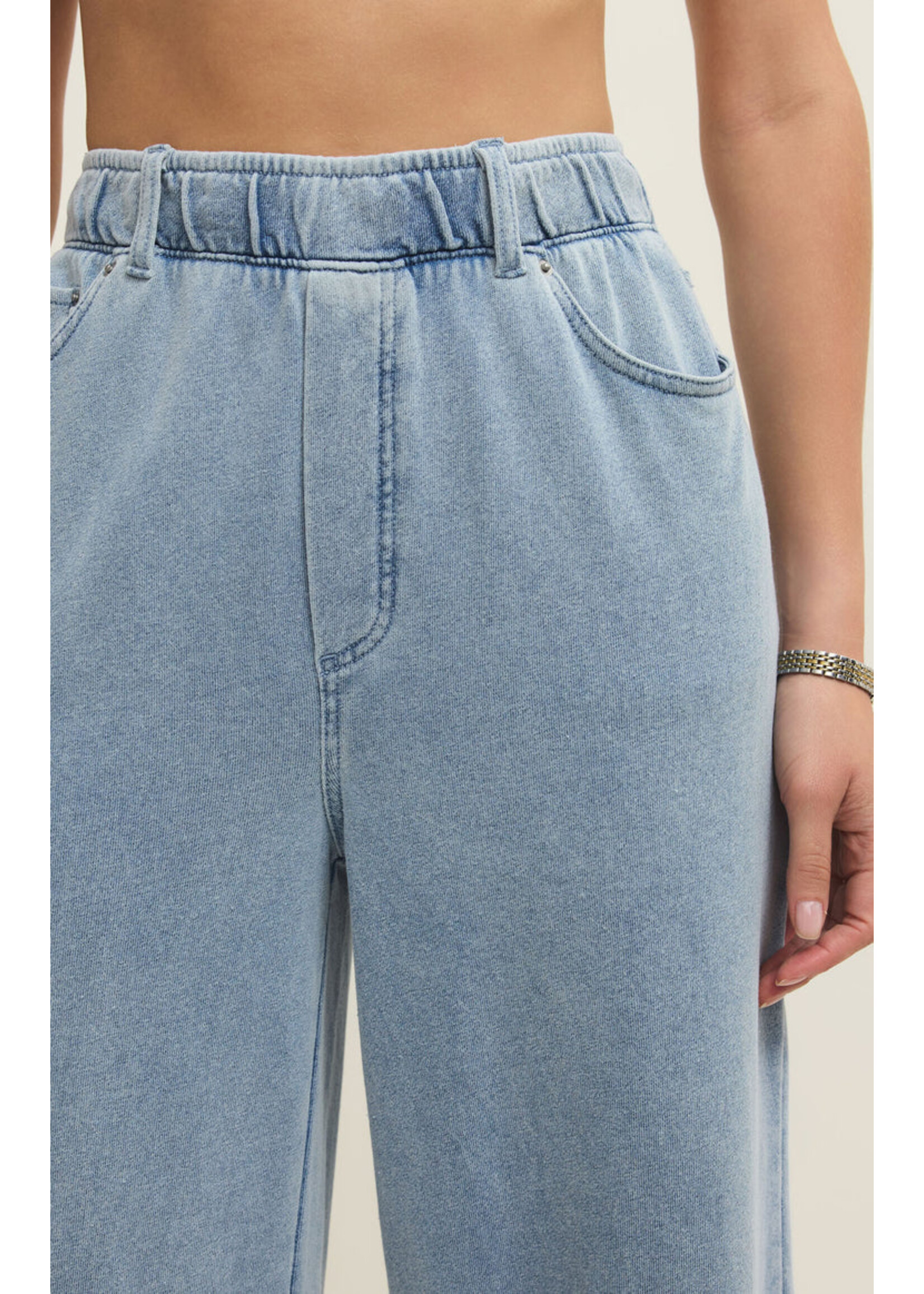 Z-Supply Z-Supply Entourage Knit Denim Pant - Ocean Air Indigo