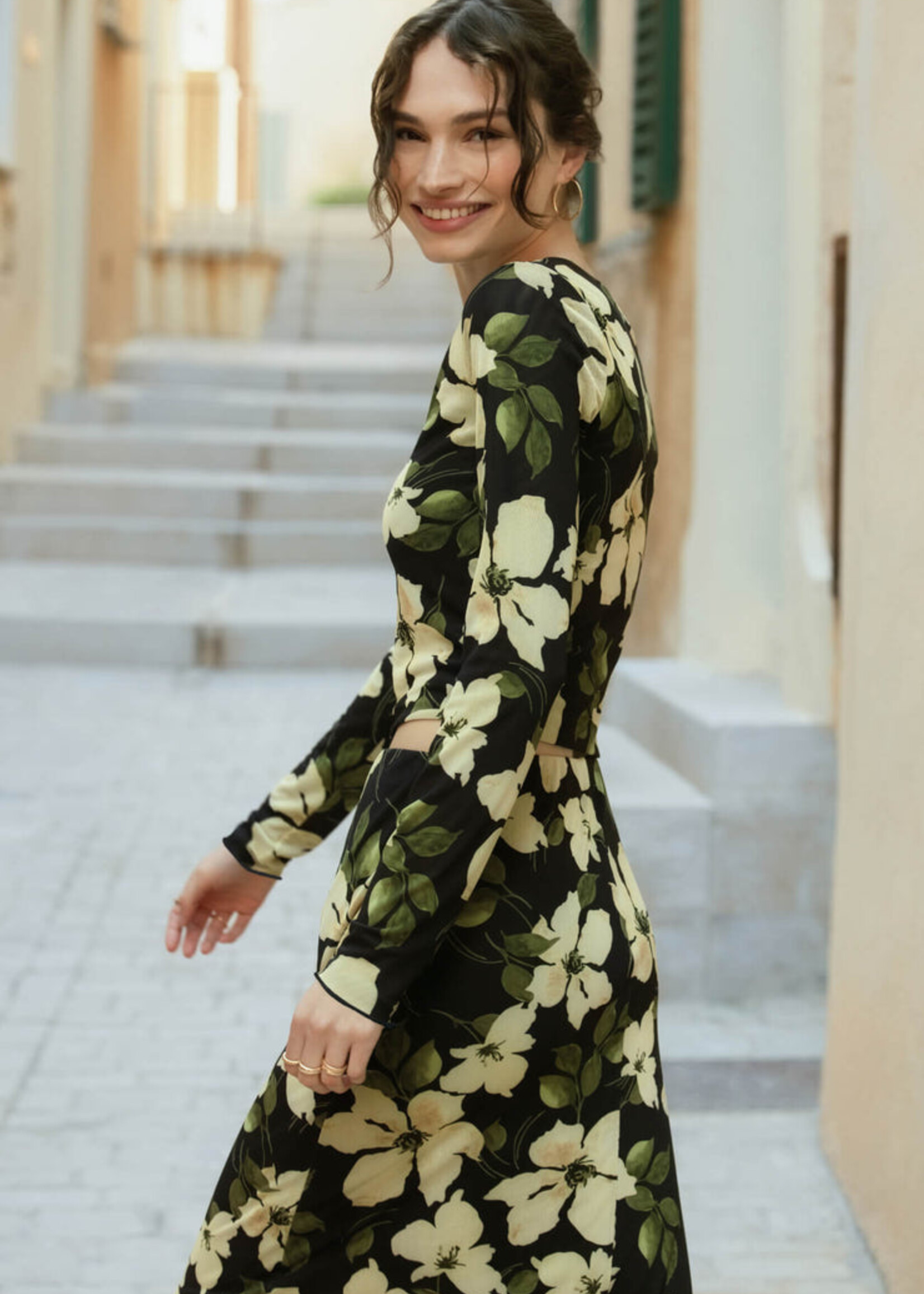 Z-Supply Z-Supply Taysha Ren Floral Mesh Top - Sunnyside