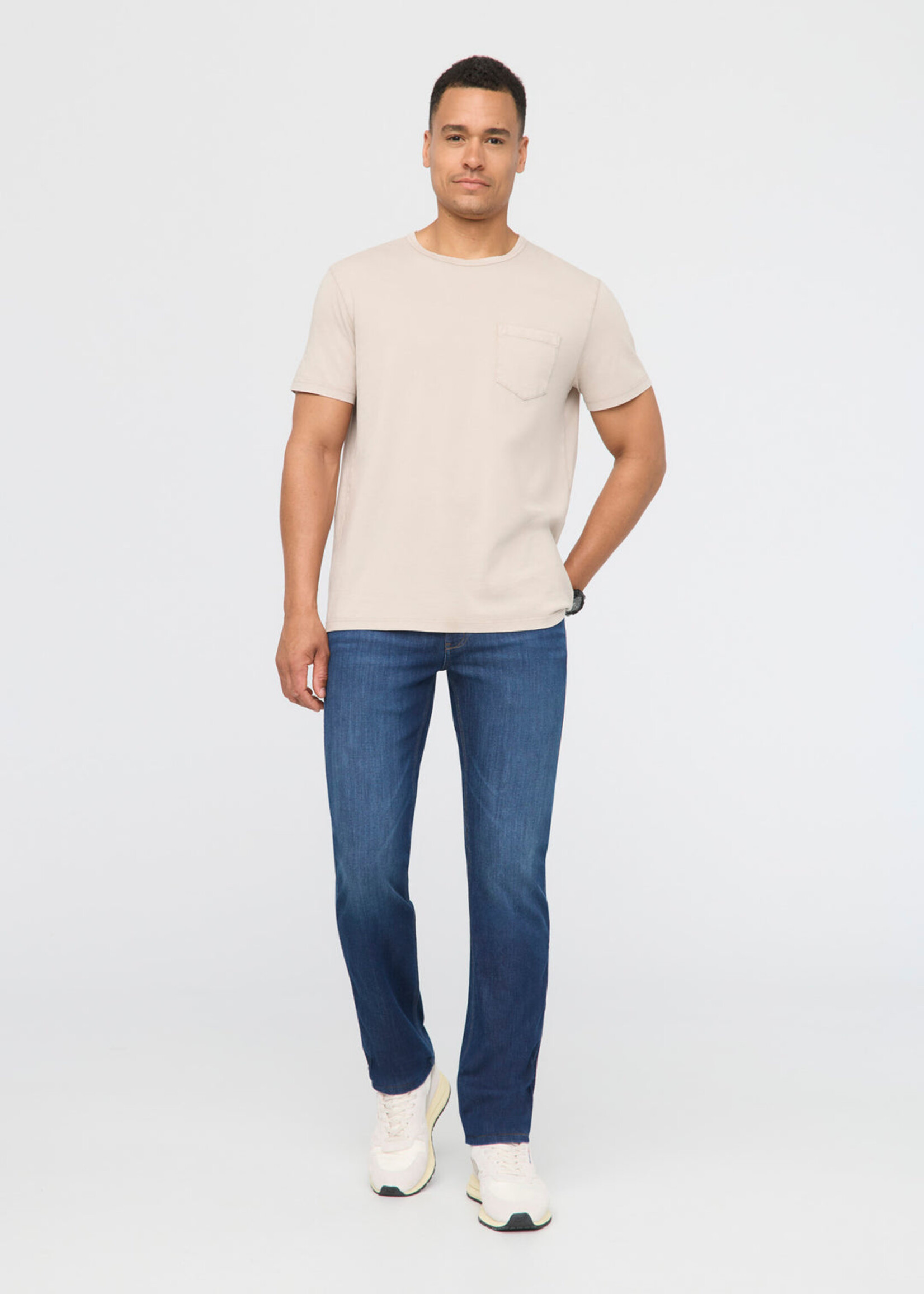 DU/ER DU/ER Performance Denim Lite Slim Straight - Worn In Indigo