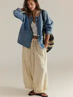Free People Free People Veste En Jean Citron - Berry Blues