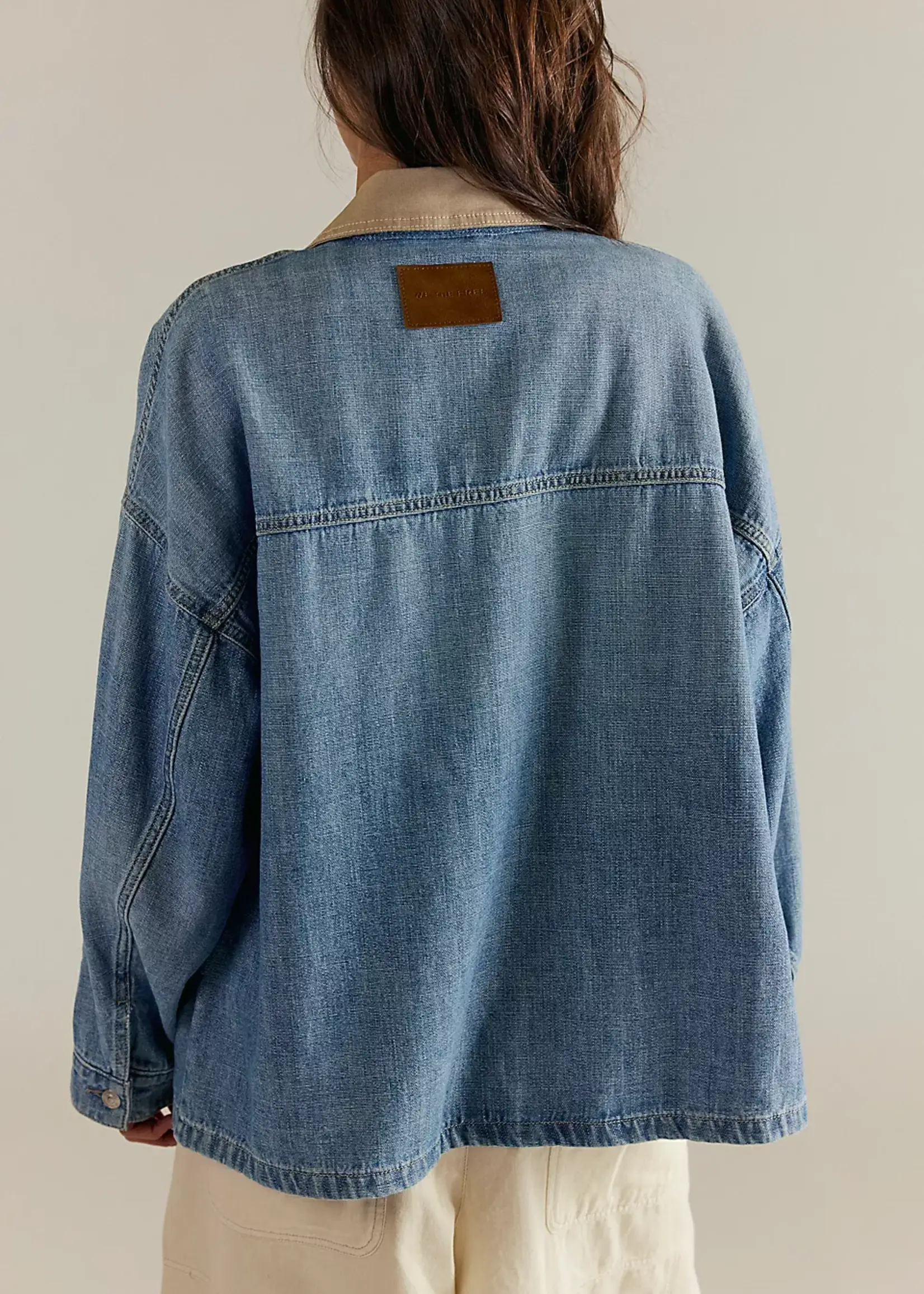 Free People Free People Lemon Denim Jacket - Berry Blues