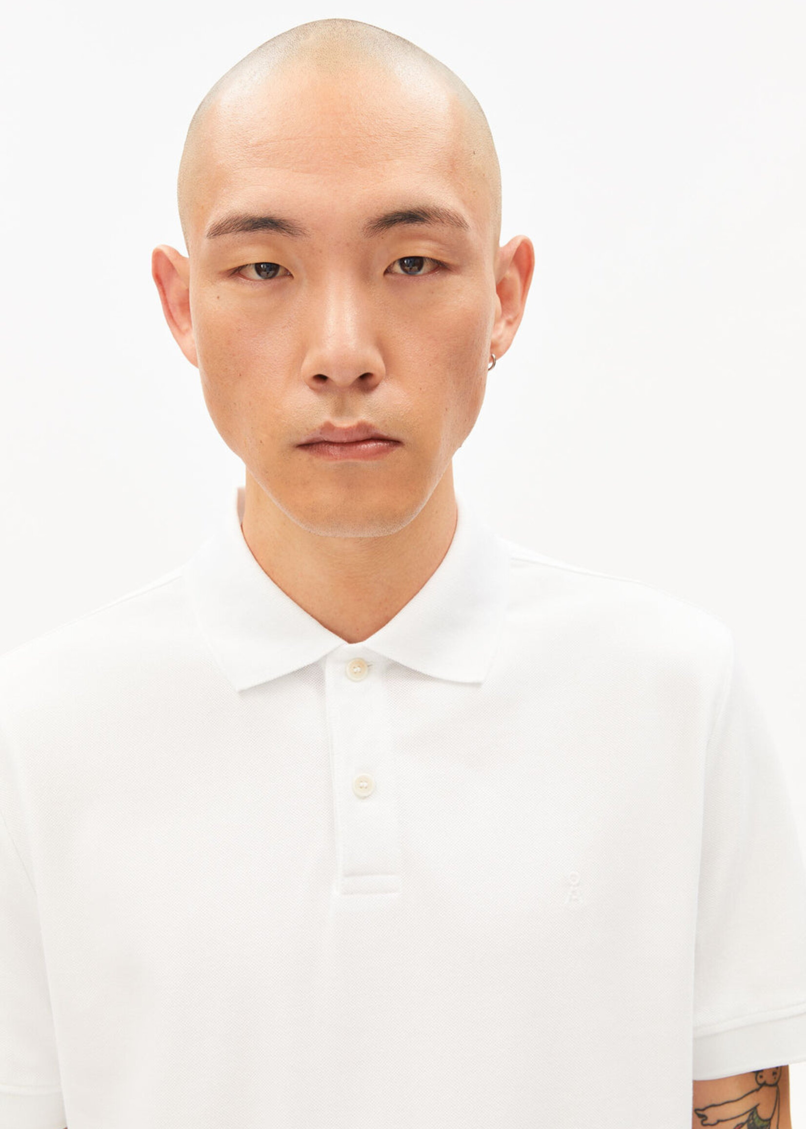 Armedangels Armedangels Maario Polo Shirt - White