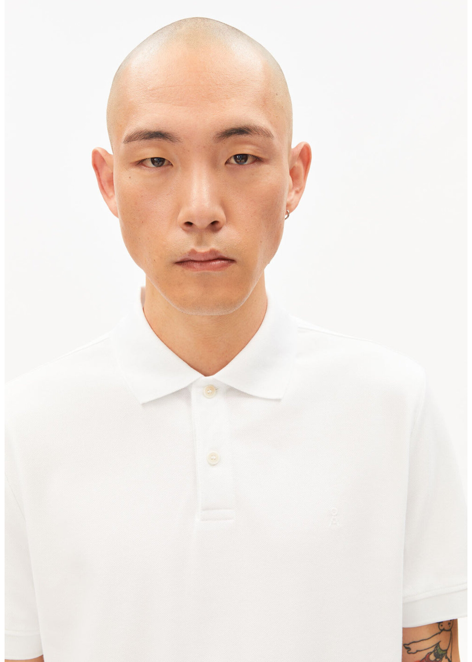Armedangels Armedangels Maario Polo Shirt - White