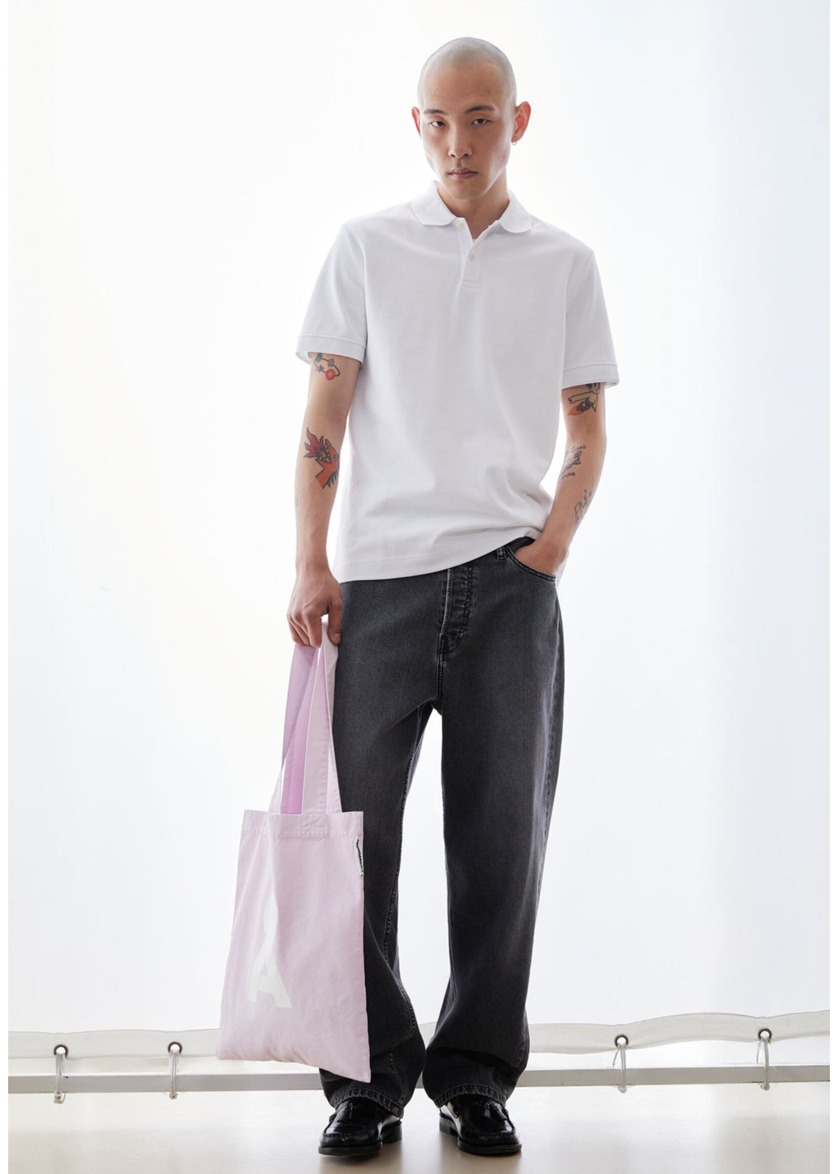 Armedangels Armedangels Maario Polo Shirt - White